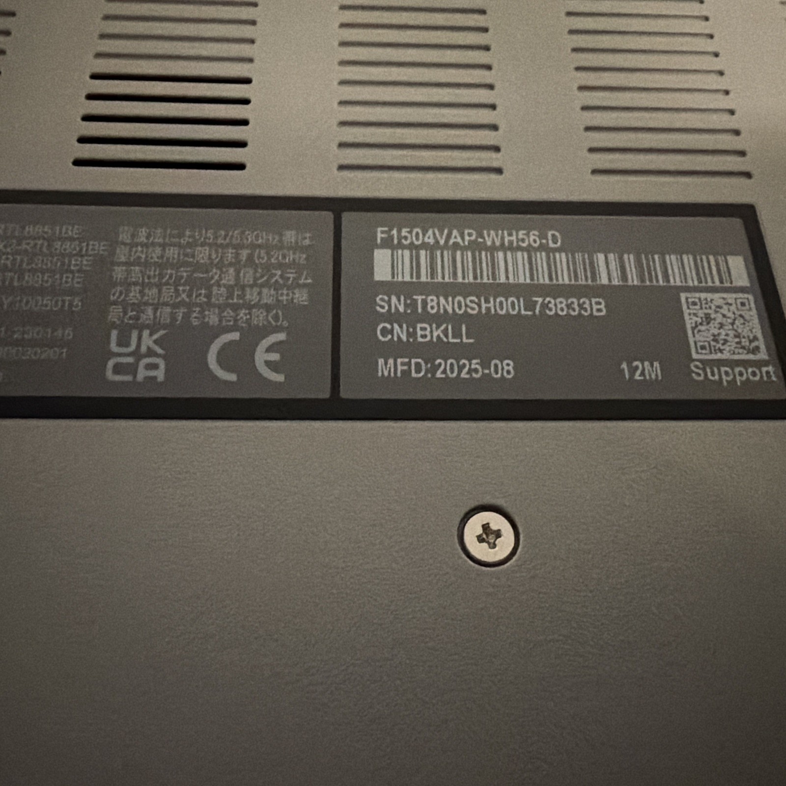 asus vivobook 15 F1504v