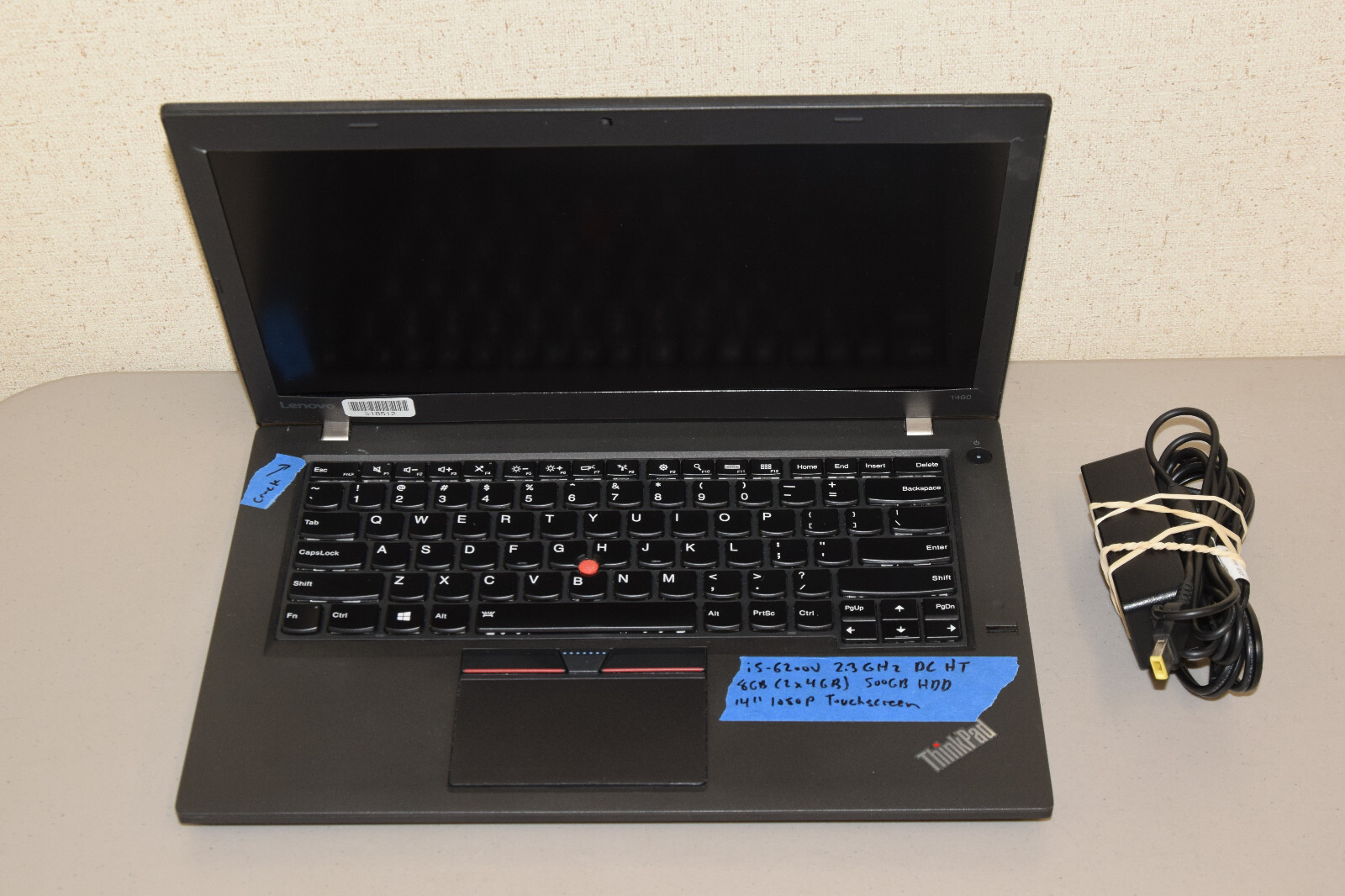 HEAVY WEAR Lenovo Thinkpad T460 14″ Touchscreen i5-6200U 2.3GHz 8GB 500GB HDD