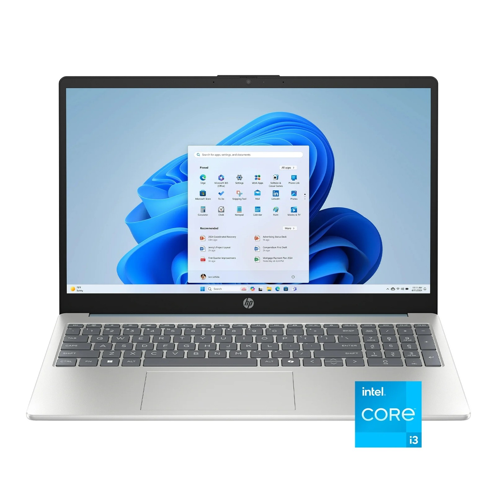 HP Laptop 15.6 in FHD 60Hz Touch Screen 8 core Intel i3 N305 UpTo 32GB RAM 2TB