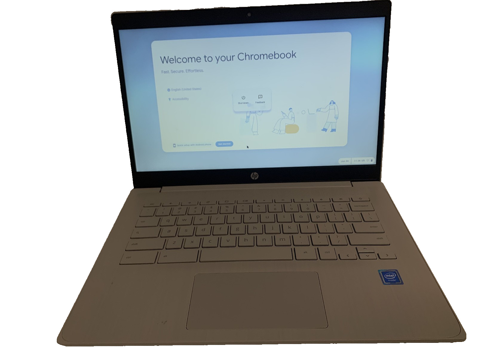 HP Chromebook 14″ Intel Celeron N4120 4GB Ram 64GB eMMC Chrome OS