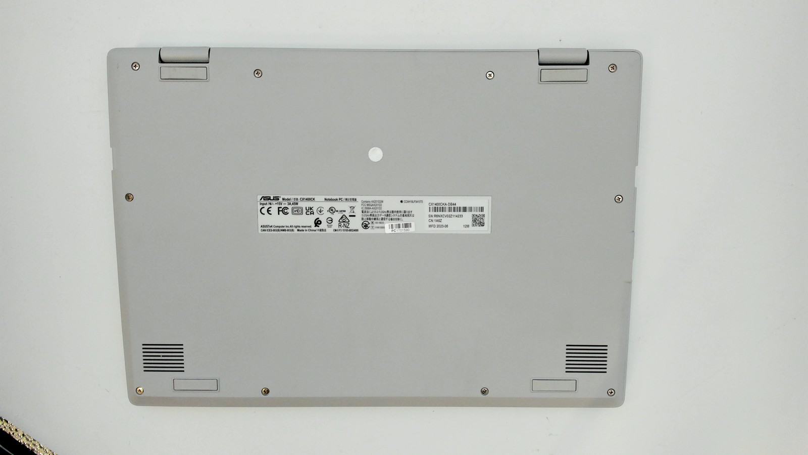 Asus Chromebook CX1 14″ Intel Celeron N4500 4GB 64GB CX1400CKA-DB44 PC1701590