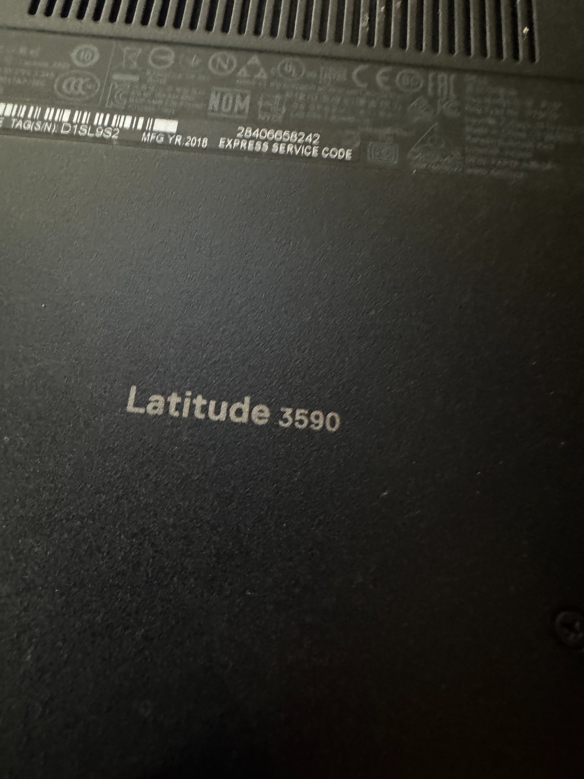 Dell Latitude 3590 Core i3-7130U, 8GB RAM, 15.6″ Laptop *READ #6137