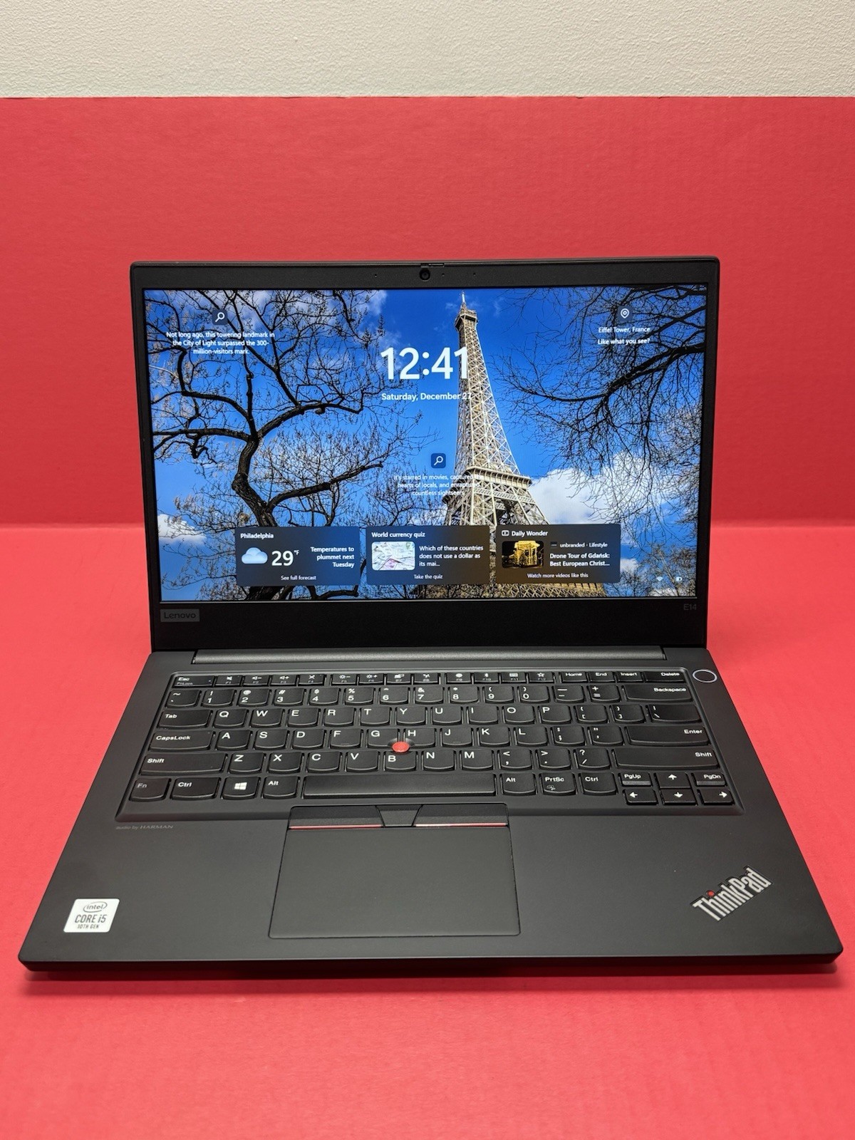 Lenovo ThinkPad E14 14” i5 10210U 1.6GHz 16GB RAM 256GB SSD 10th Gen