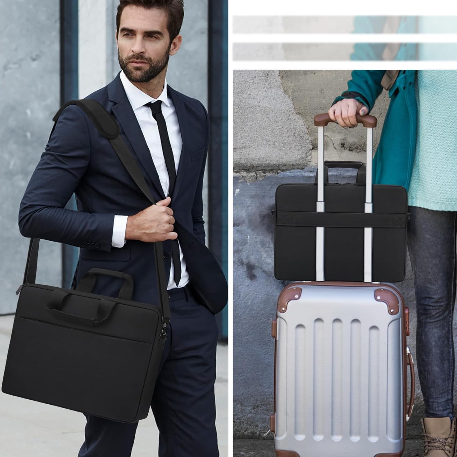 Laptop Bag 17 17.3 Inch, Waterproof Laptop Case Sleeve for Lenovo HP Dell Acer A