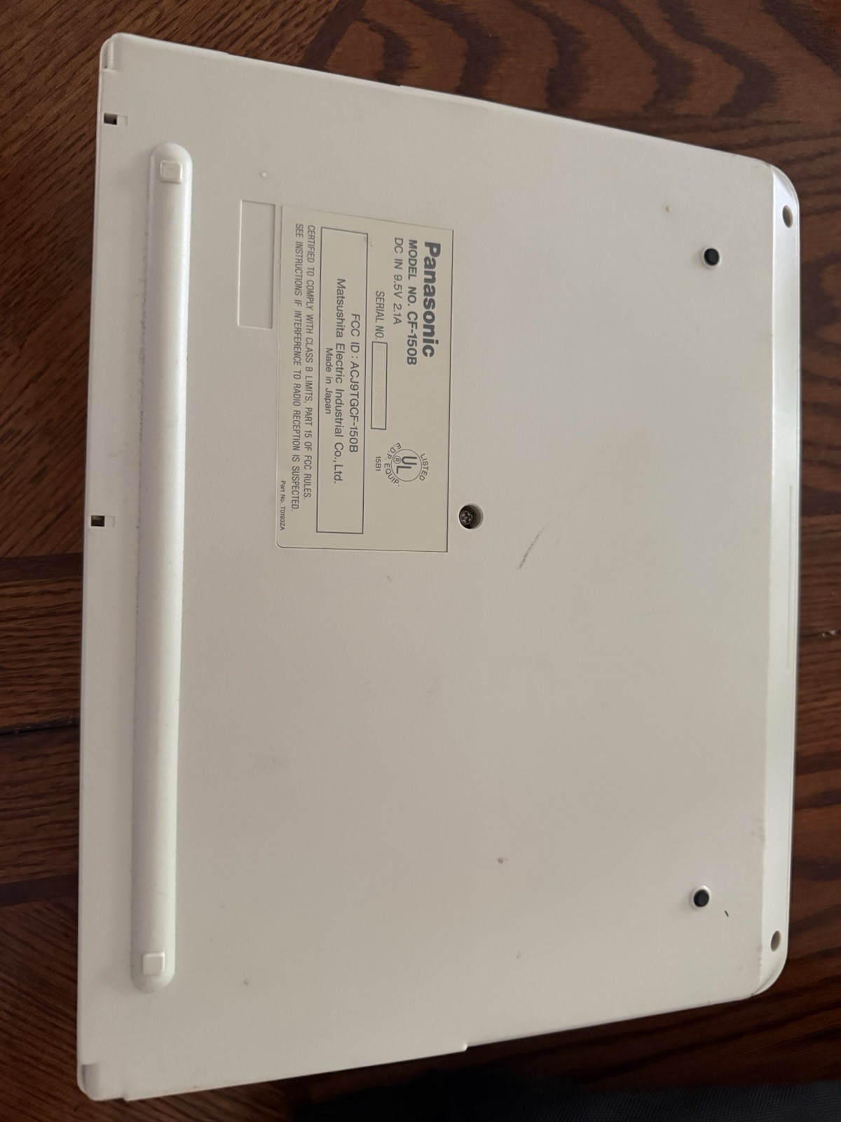 Panasonic Business Partner 150 DOS 10in Backlit LCD 80286 2MB 20MB HDD Case