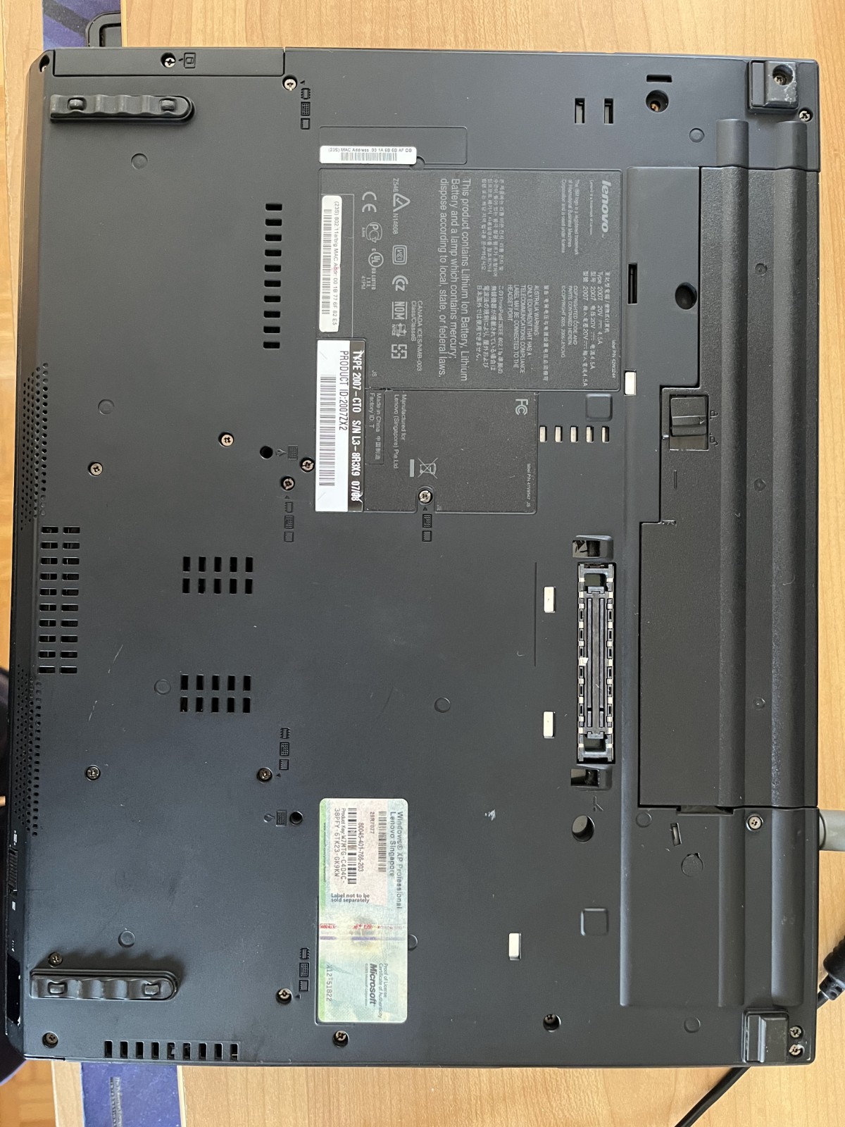 Lenovo T601F Frankepad LCD 15″ SXGA+ IPS laptop T60+T61 Intel mother board