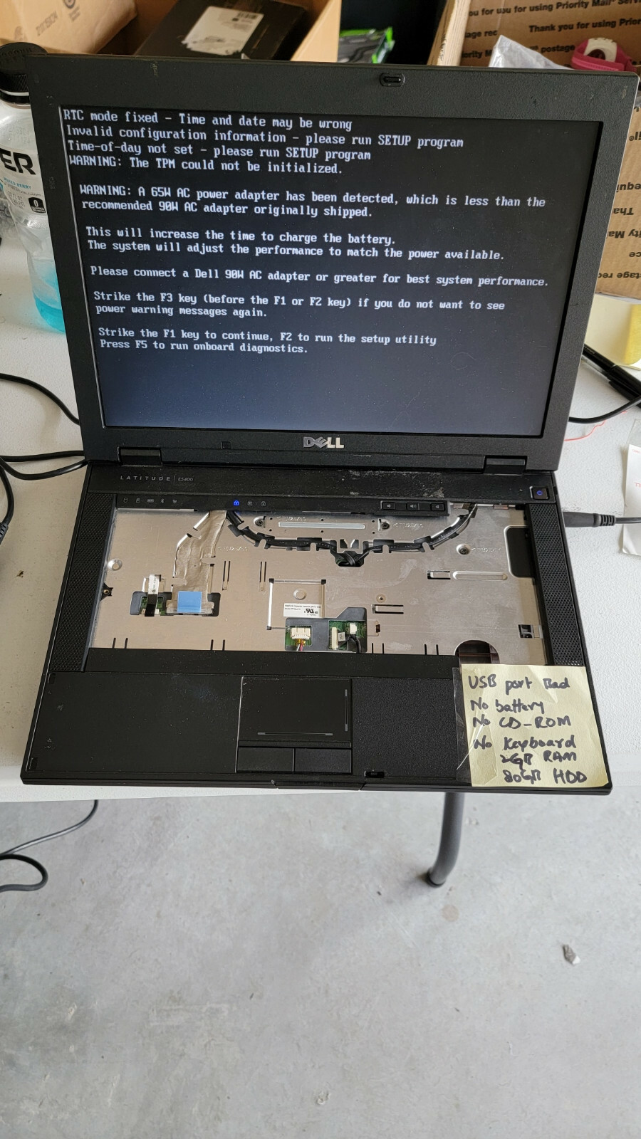 4 x Dell Latitude E5400 2.00 GHz Intel core 2 duo