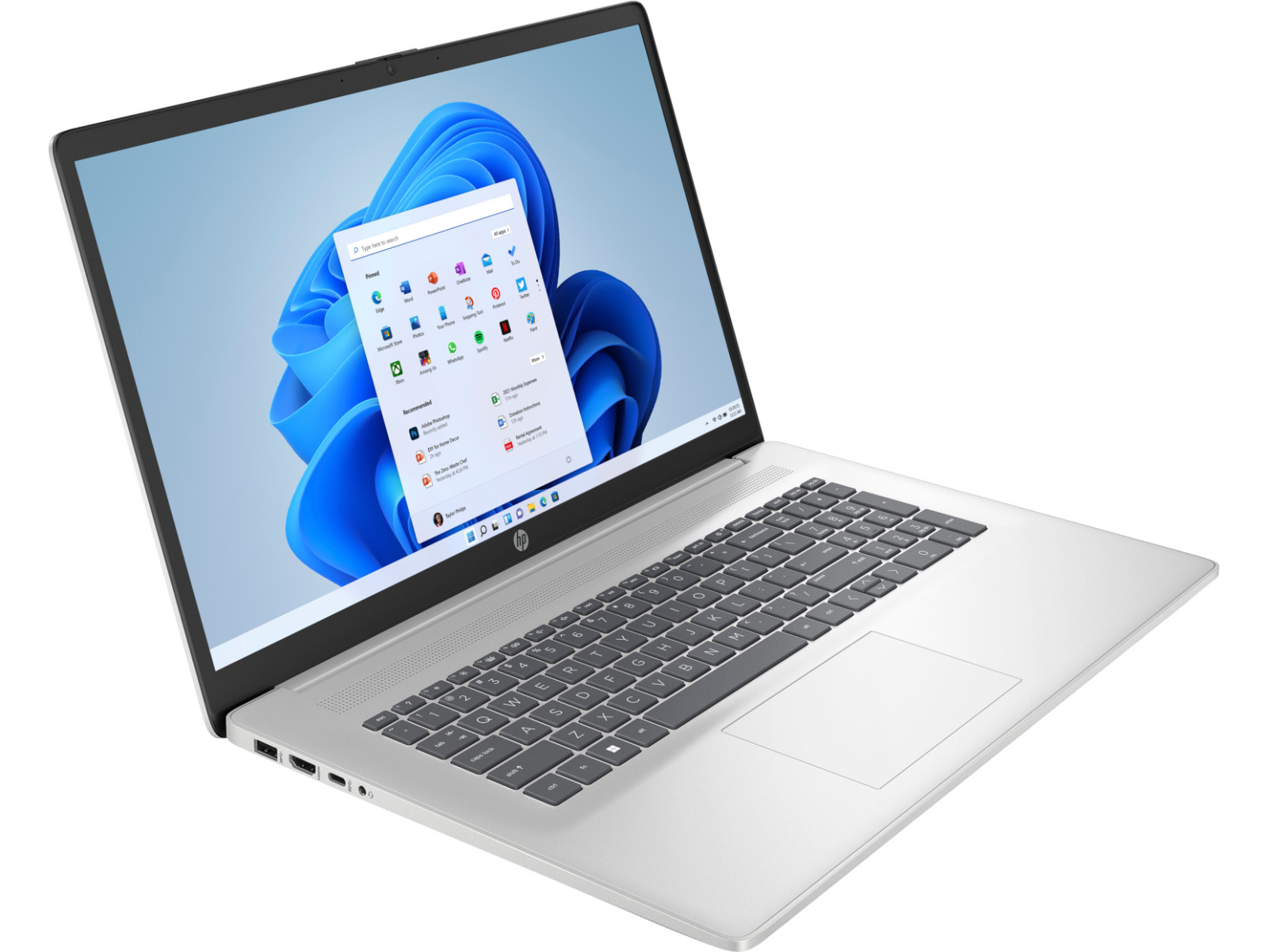 HP Laptop Computer HD+ 17.3″ Office 4-Core Ryzen 3 7320U 8GB RAM & Up to 1TB SSD