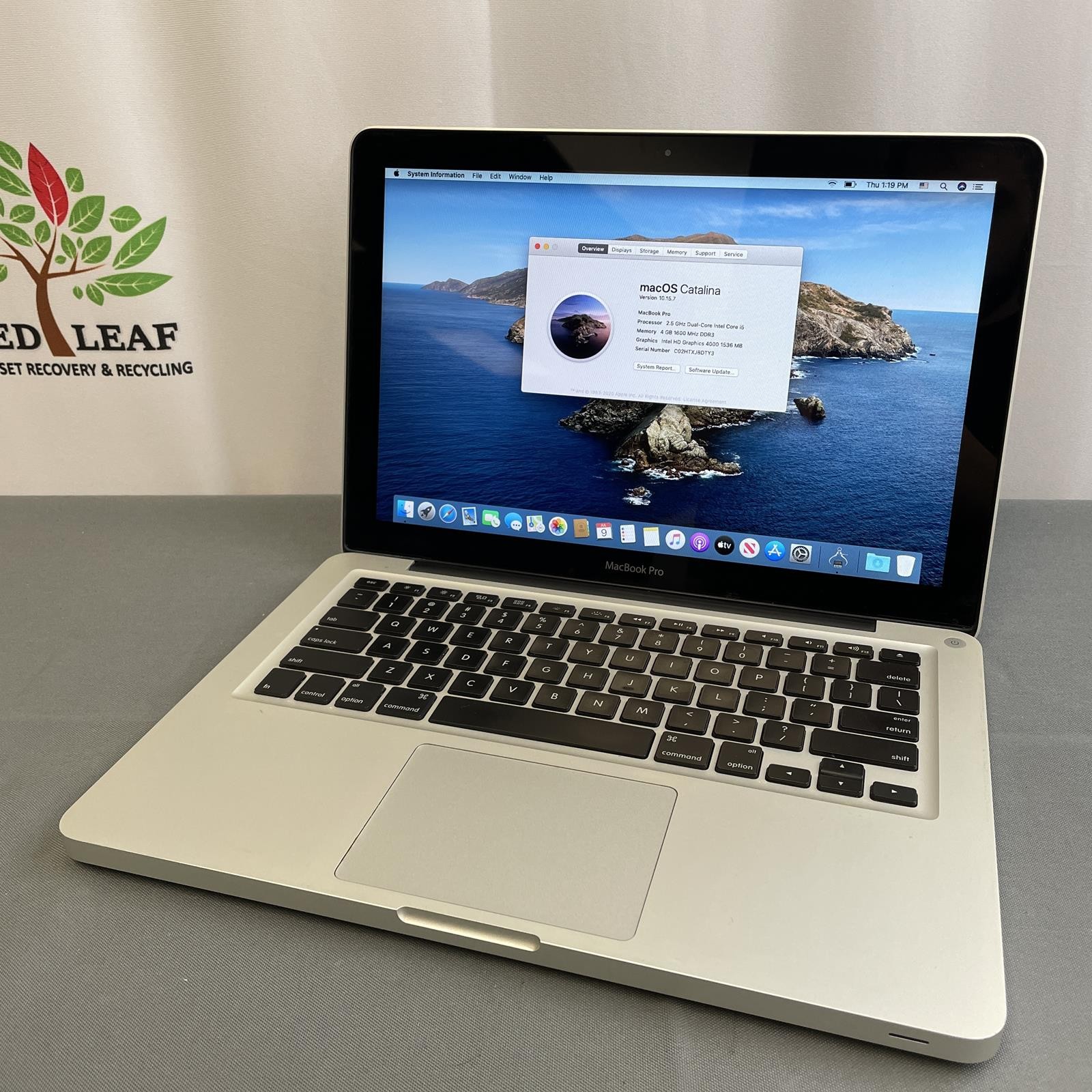 APPLE MacBook Pro A1278 13″ 2010, Core i5, 4 GB RAM, 500GB HDD | 303 Cycles