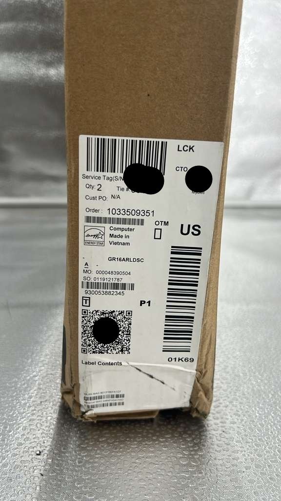 Dell Pro Max 16 MC16250 Intel Core ULTRA 9 285H vPro 32 GB RAM 1 TB SSD – Sealed