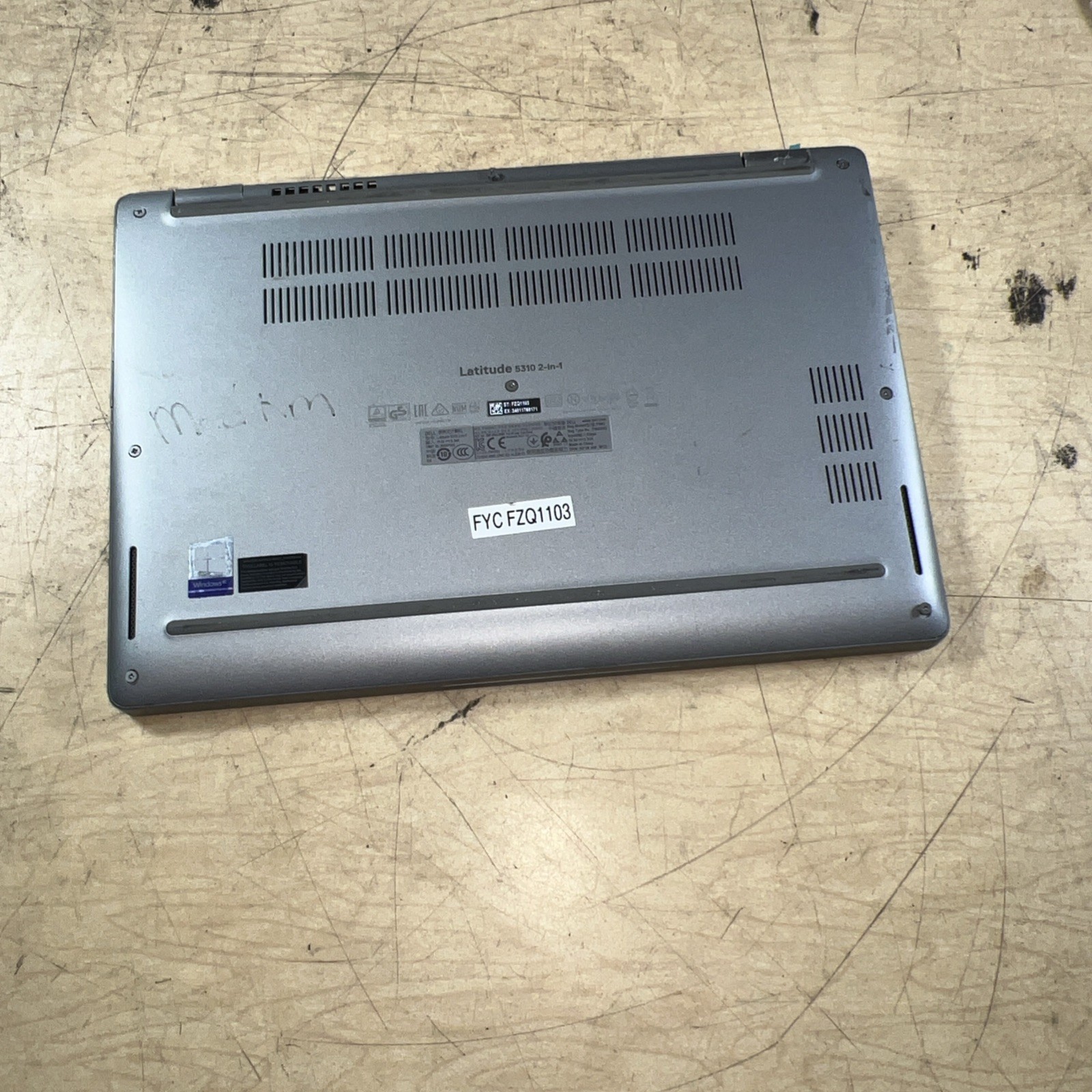 DELL LATITUDE 5310 2 IN 1 INTEL CORE I5-10210U 1.60GHZ 8GB RAM **NO HD