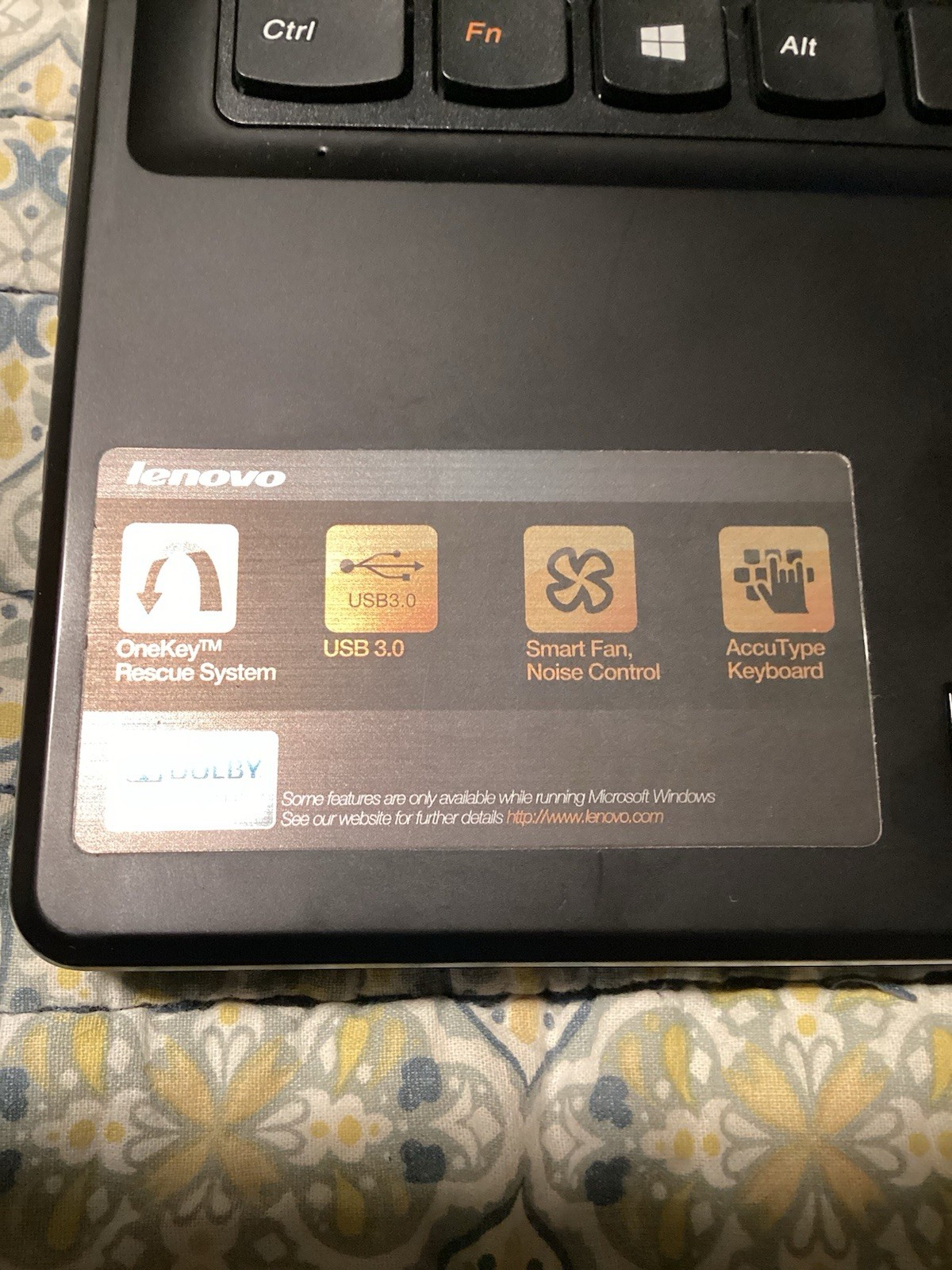 Lenovo G585 G Series 15.6″ AMD E1-1500 1.48GHz 4GB RAM Win10