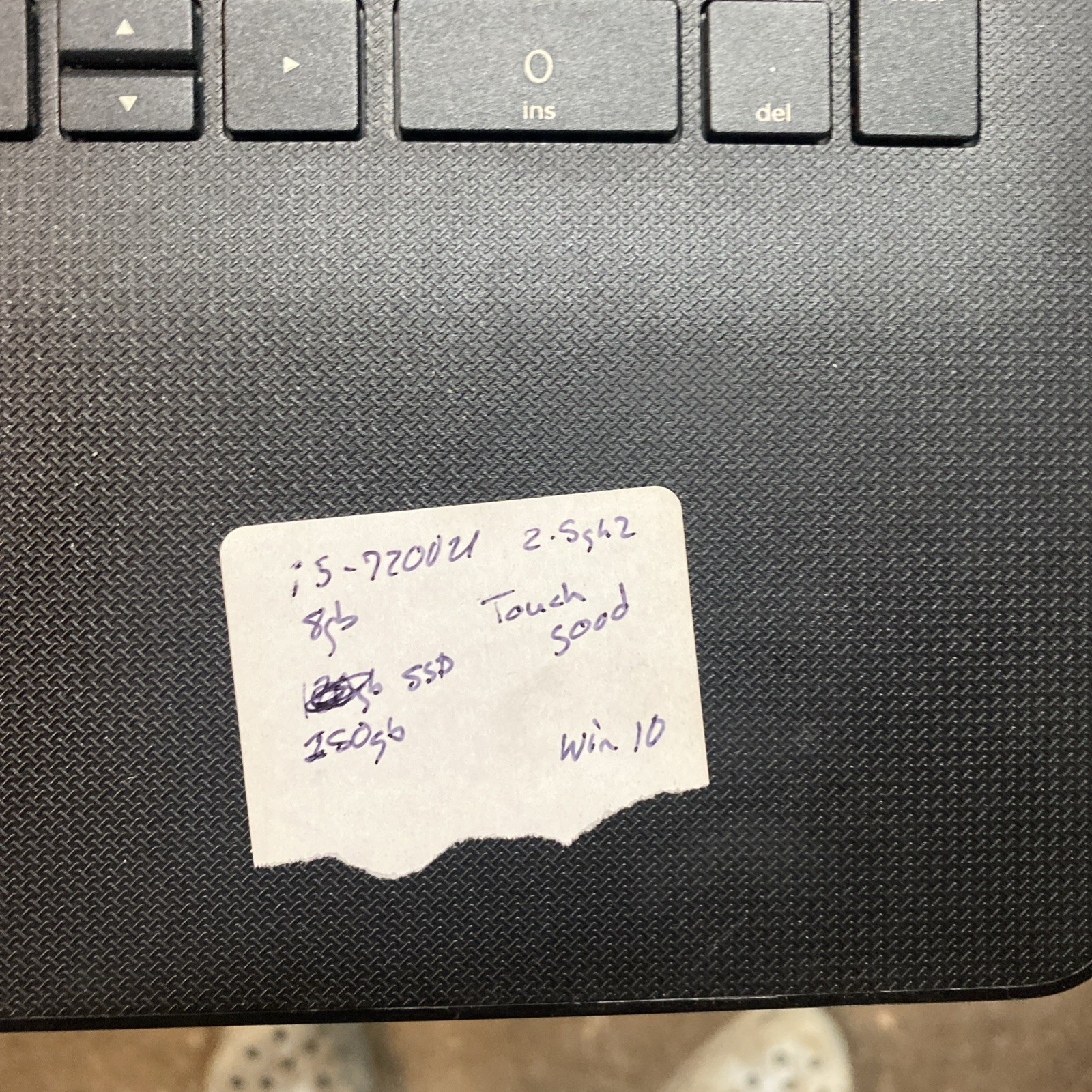 HP 15-bs015dx i5-7200u 2.5GHz, 8GB Ram, 256GB SSD, Windows 10 Touchscreen