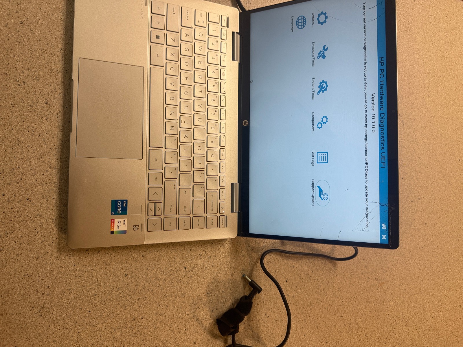 Hp Pavilion x360 2-in-1 Laptop 14-ek0xxx 14″ i5-1235u 8GB 512GB – for parts.