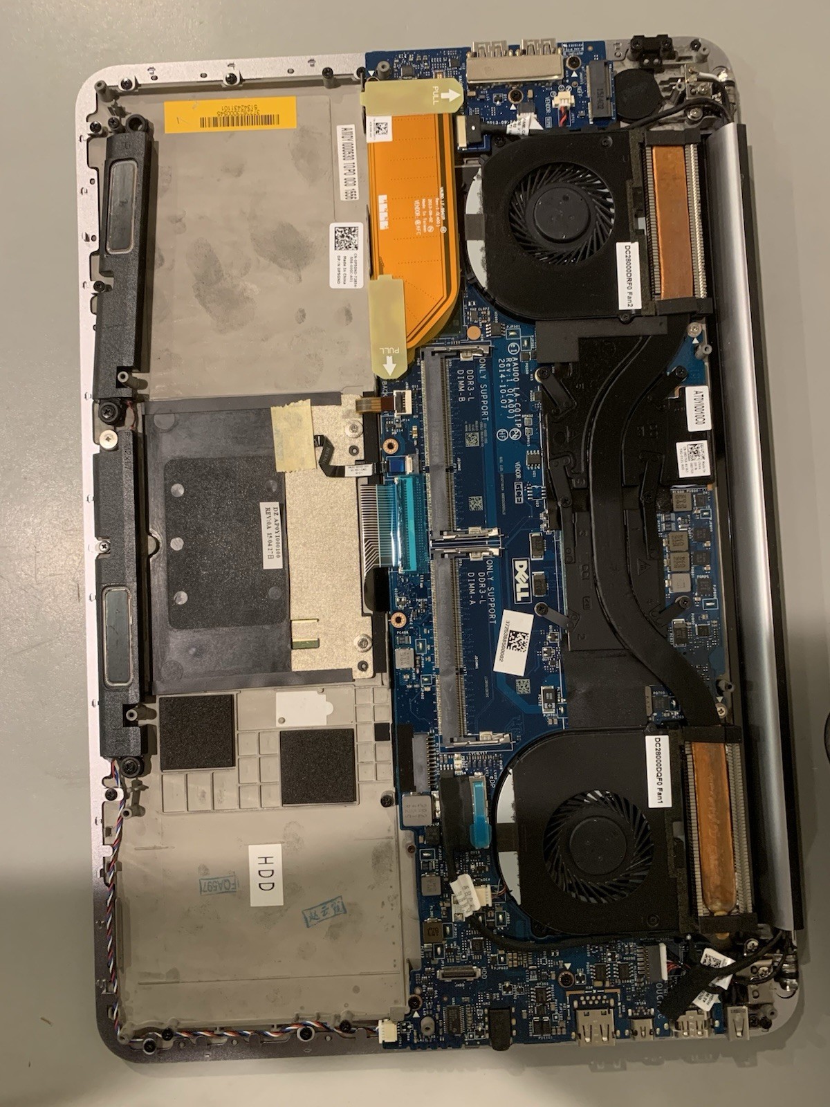 Dell Precision M3800 Intel i7 4th Gen NO HDD, No Ram, No Battery. Not Working￼