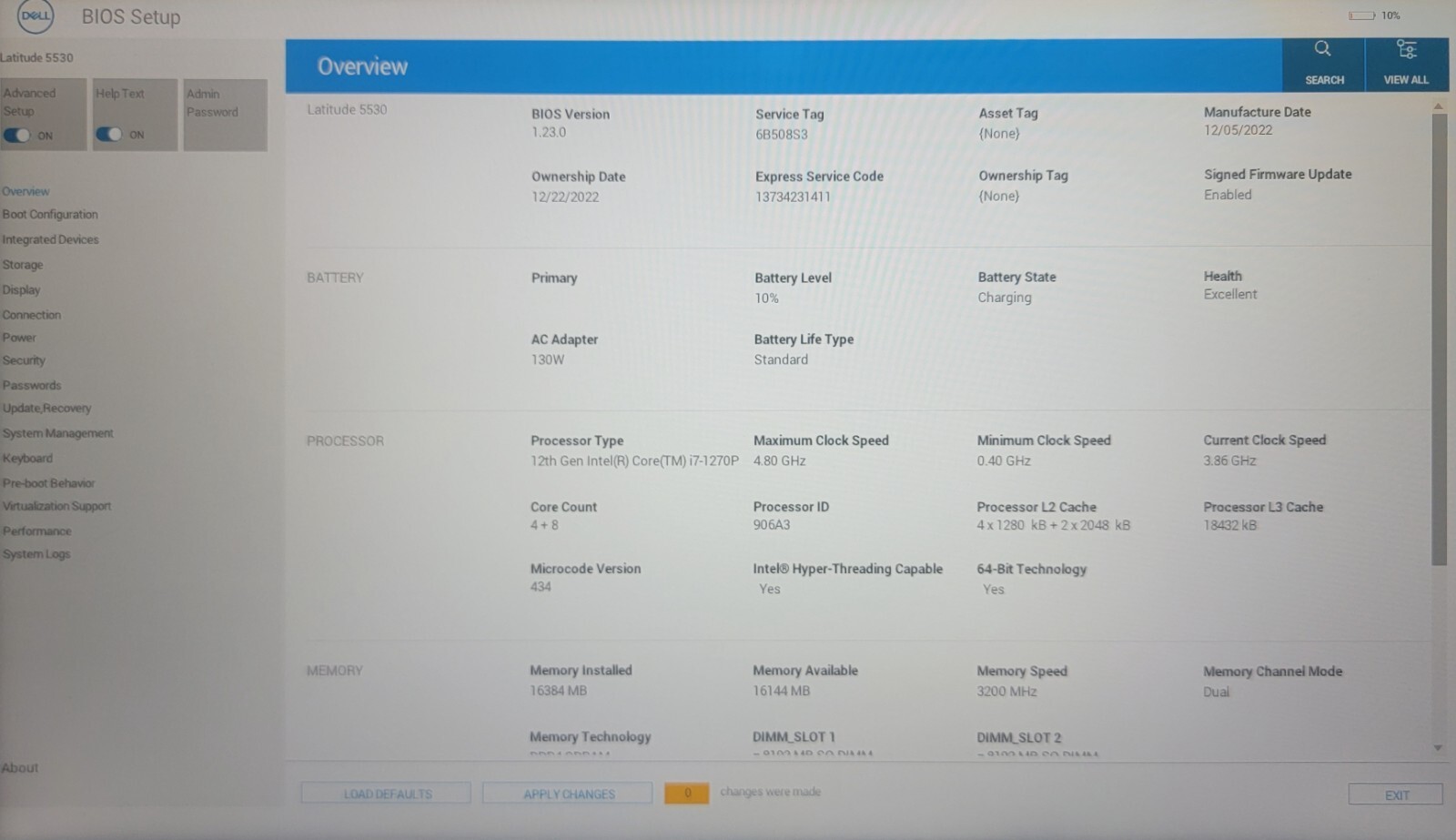 Dell Latitude 5530 | i7 12th Gen | 16 GB RAM | P104F001 | Grade B