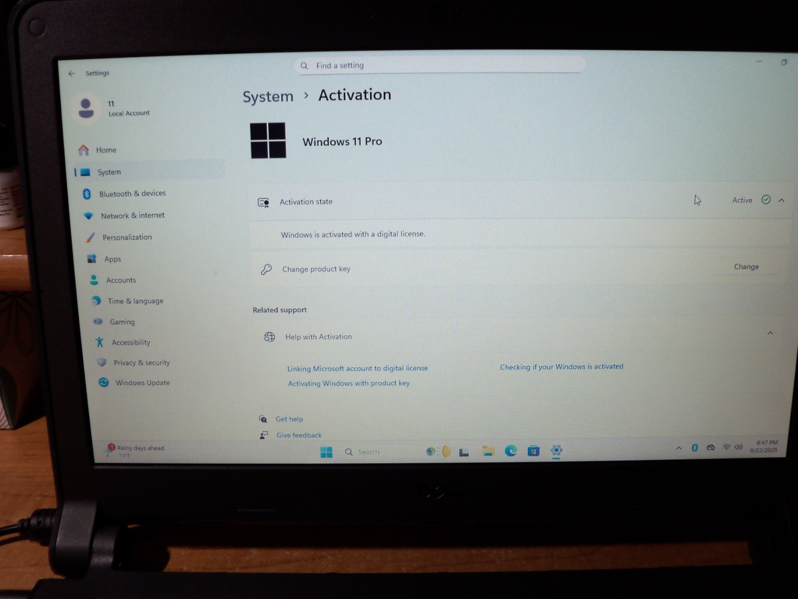 Dell Latitude 3340 Laptop 8GB RAM 500GB HD Windows 11 Pro No AC Ada. No Battery