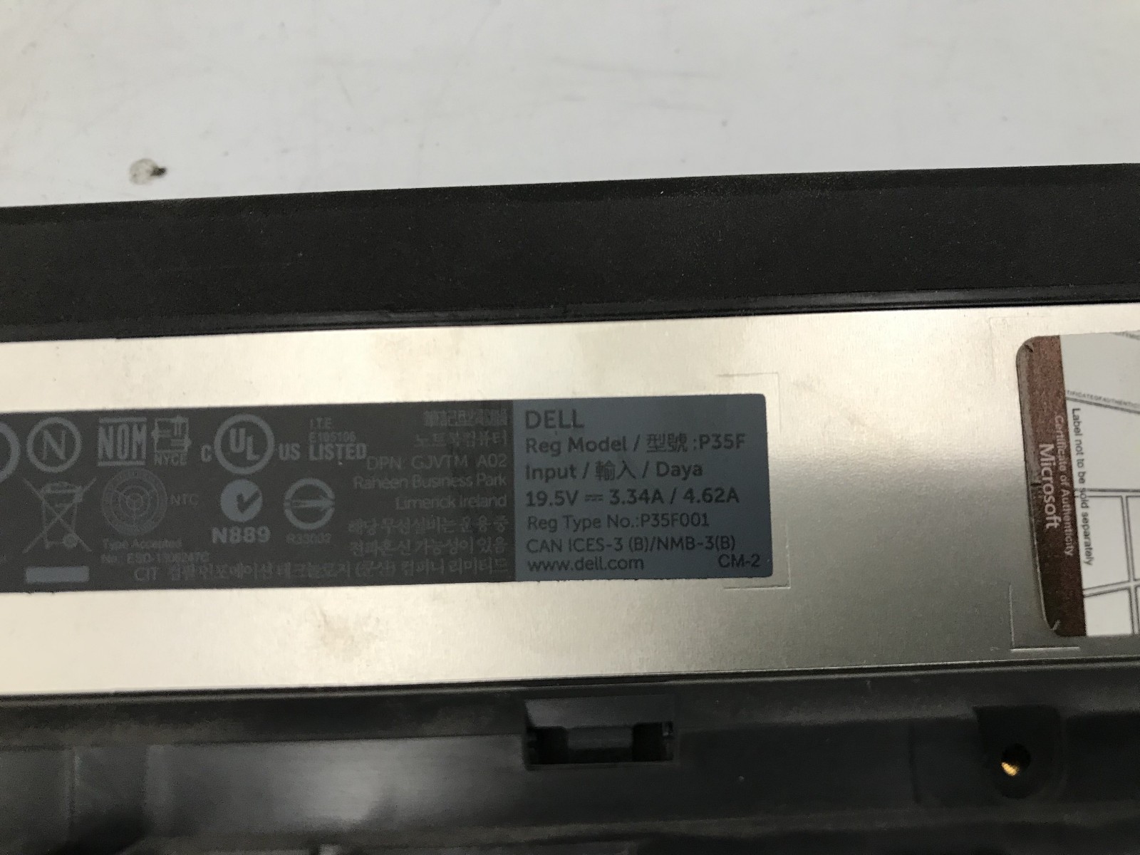 DELL LATITUDE E5540 – FOR PARTS/NO POWER – INTEL i5 4TH GEN – NO RAM – READ -BB