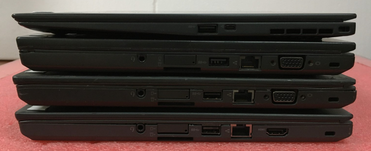 (Lot of 4) Lenovo ThinkPad Mixed Models Intel i5/i7 *AS IS/BTB/READ* C902