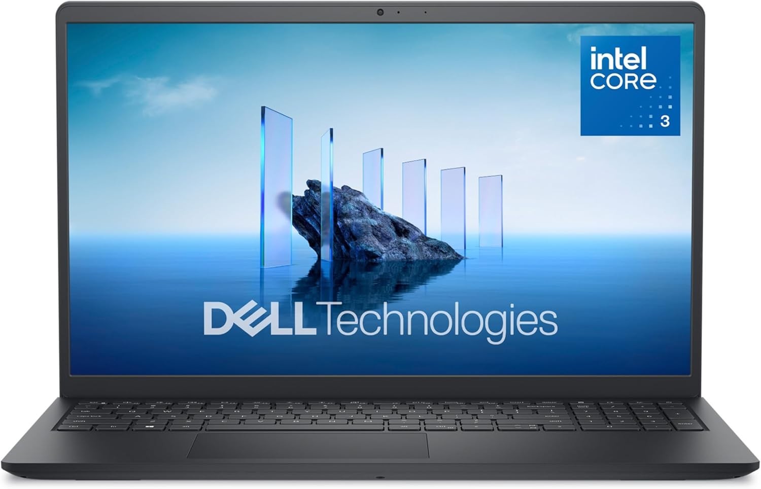 Dell 15 Laptop Intel Core 3 100U 512GB SSD 8GB RAM FHD 120Hz Carbon Black *READ*