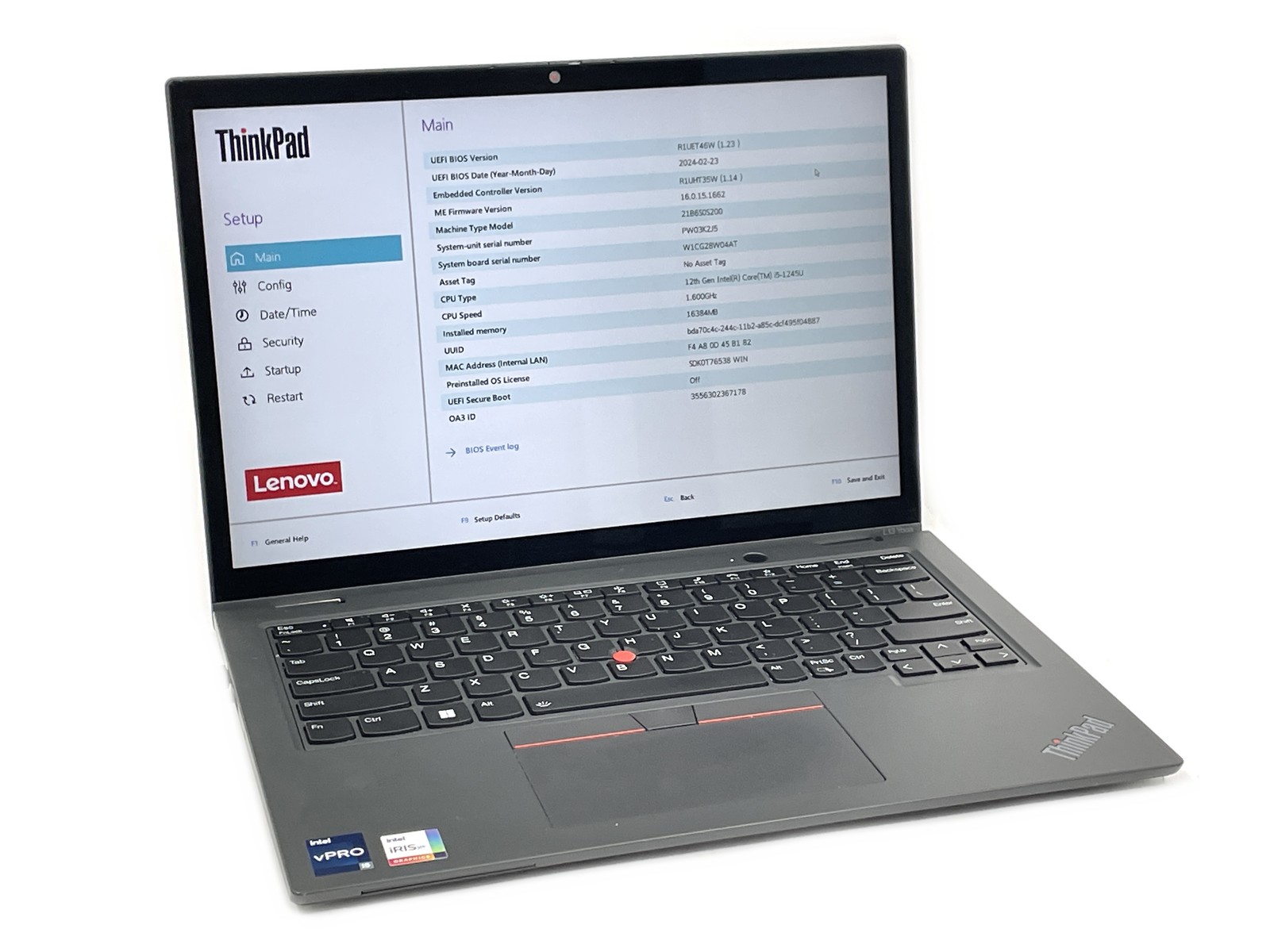 Lenovo ThinkPad L13 Yoga Gen 3 Laptop i5-1245U 512GB SSD 16GB RAM – No OS