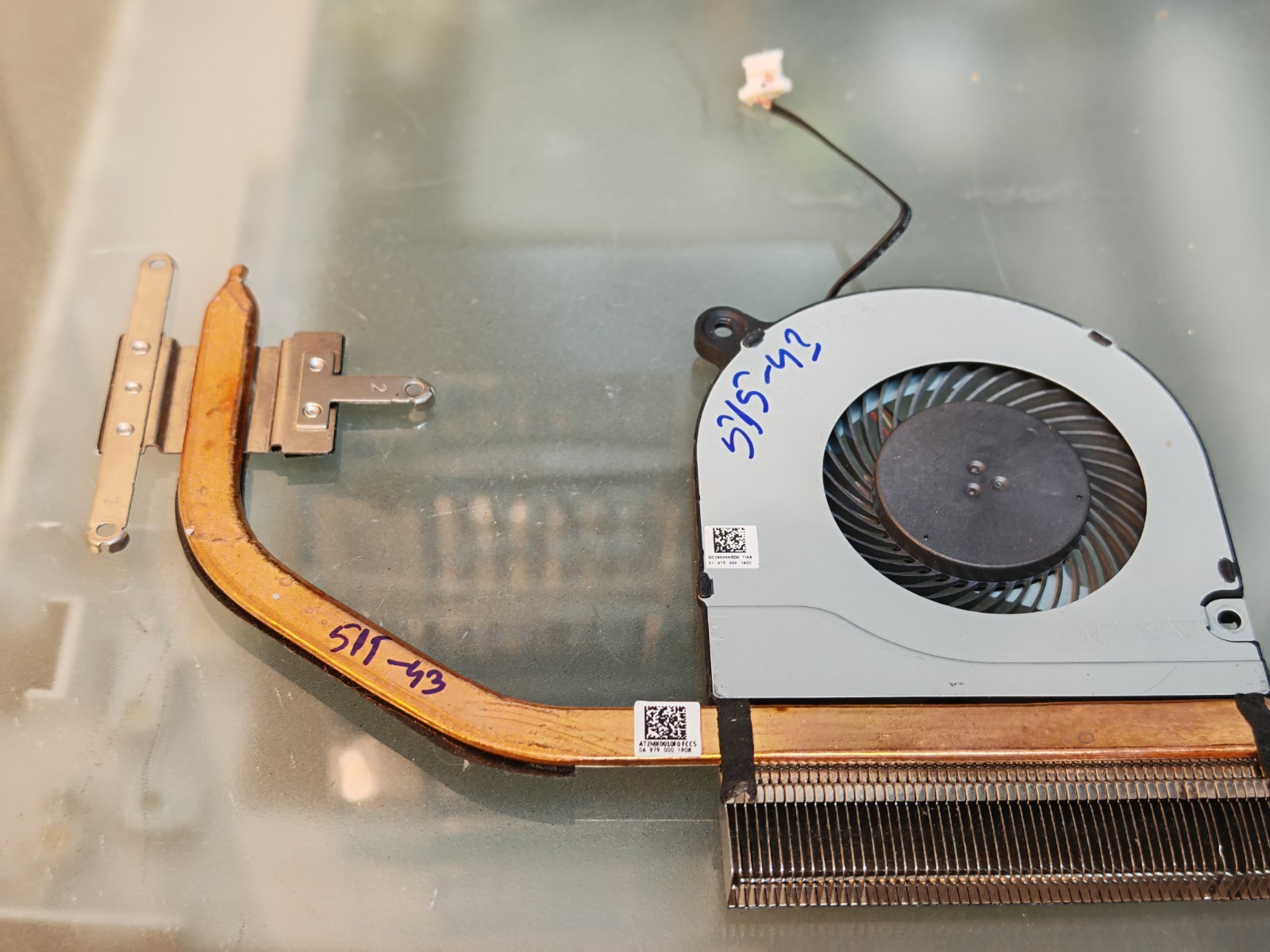ACER A315-42 A515-43 FAN AND HEATSINK AT2MK0010F0 DC28000NSD0 AMD CPU
