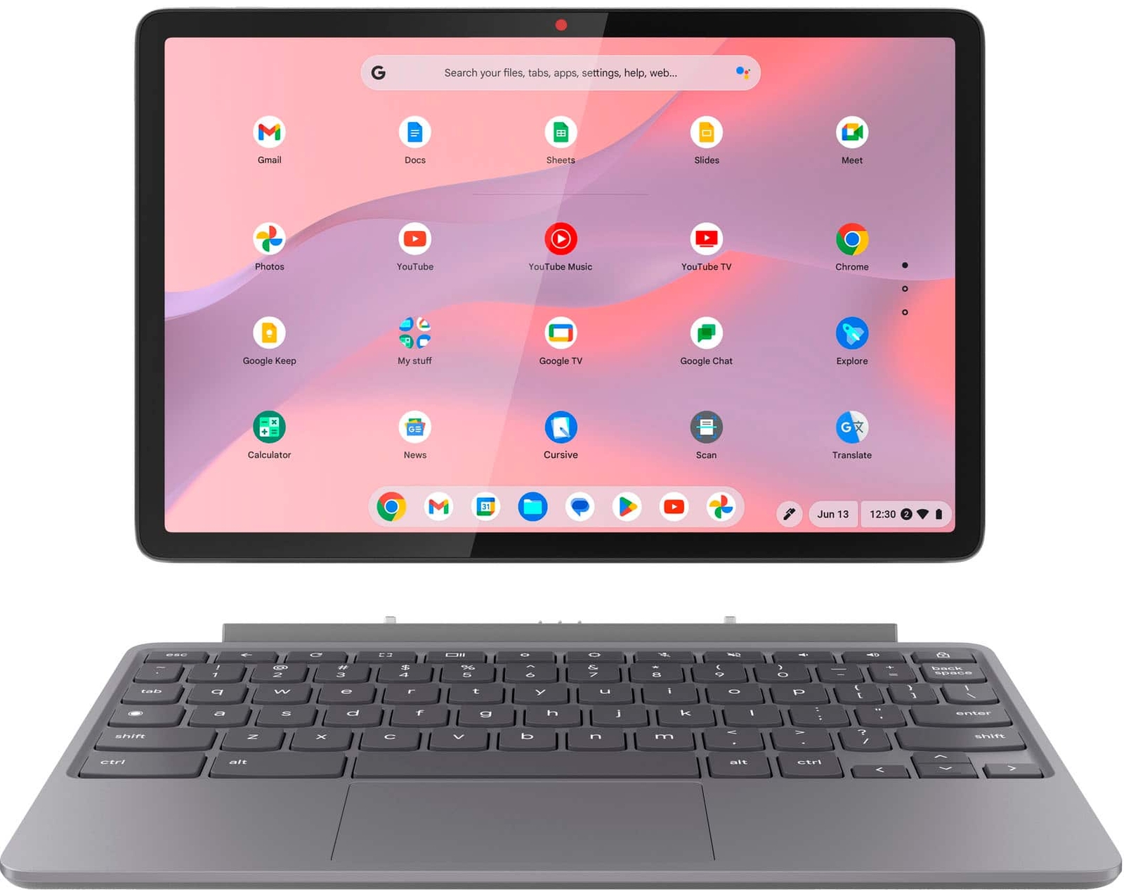 Lenovo – Duet 11 Chromebook – 11″ 2K LCD Touchscreen 2-in-1 Tablet – MediaTek…