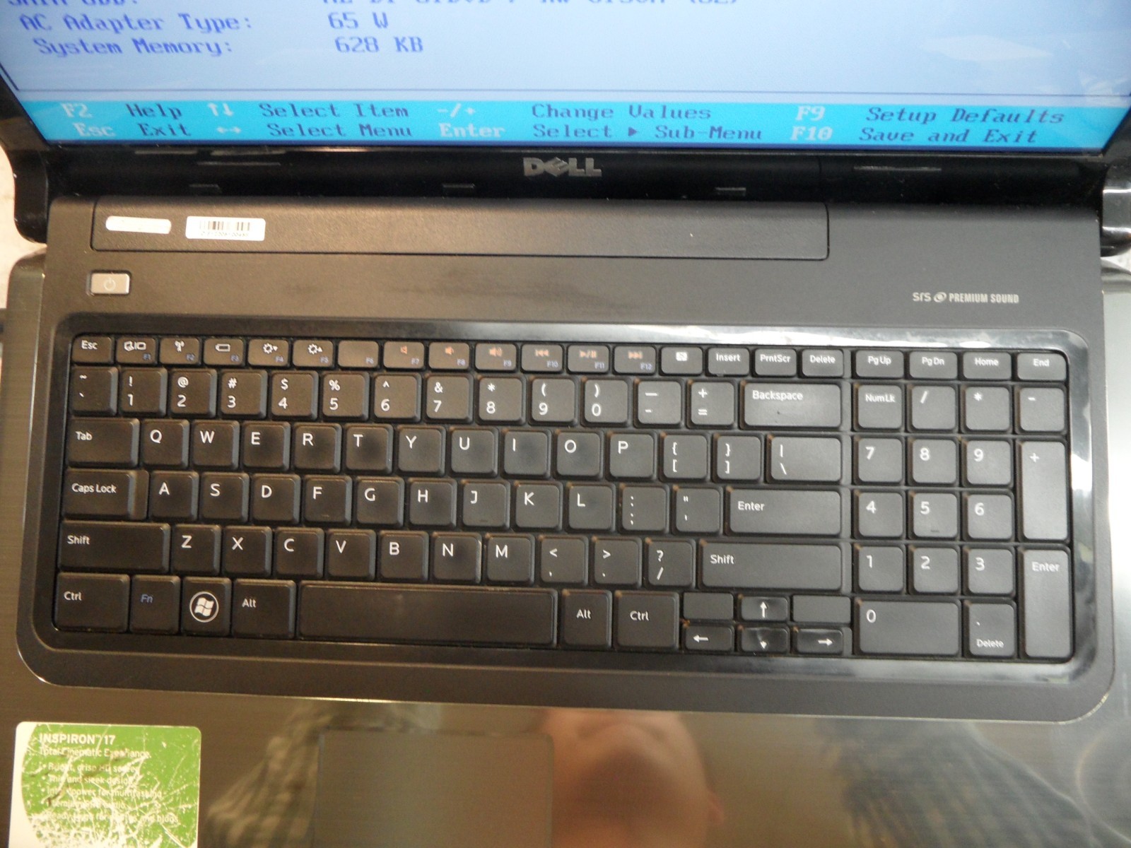Inspiron 1764 Booted Windows Hard Drive Wiped 500 SSD