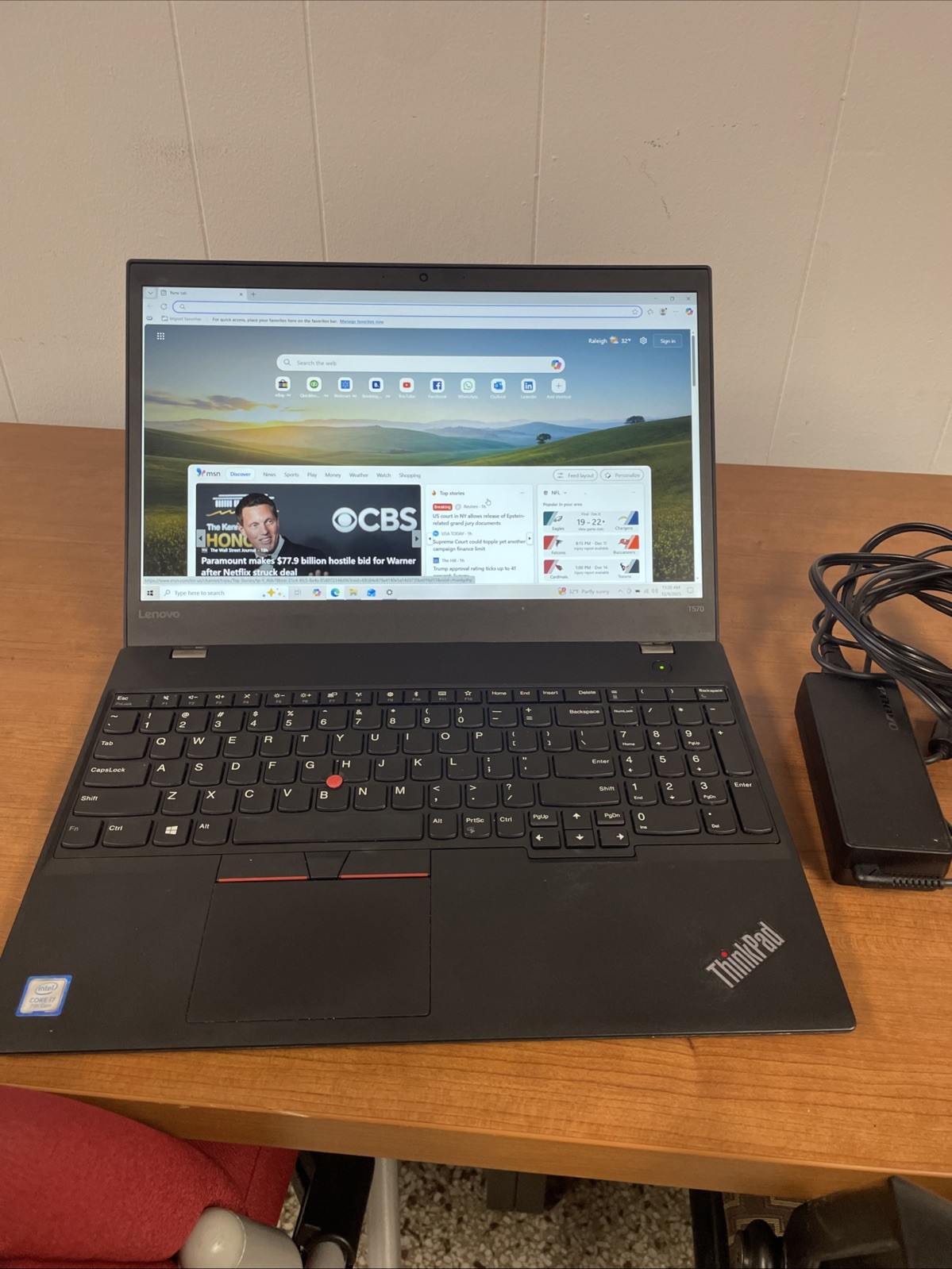 Lenovo ThinkPad T570 15.6″ Laptop i7-7600U 2.80GHz 16GB RAM 256GB SSD Win 10 PRO