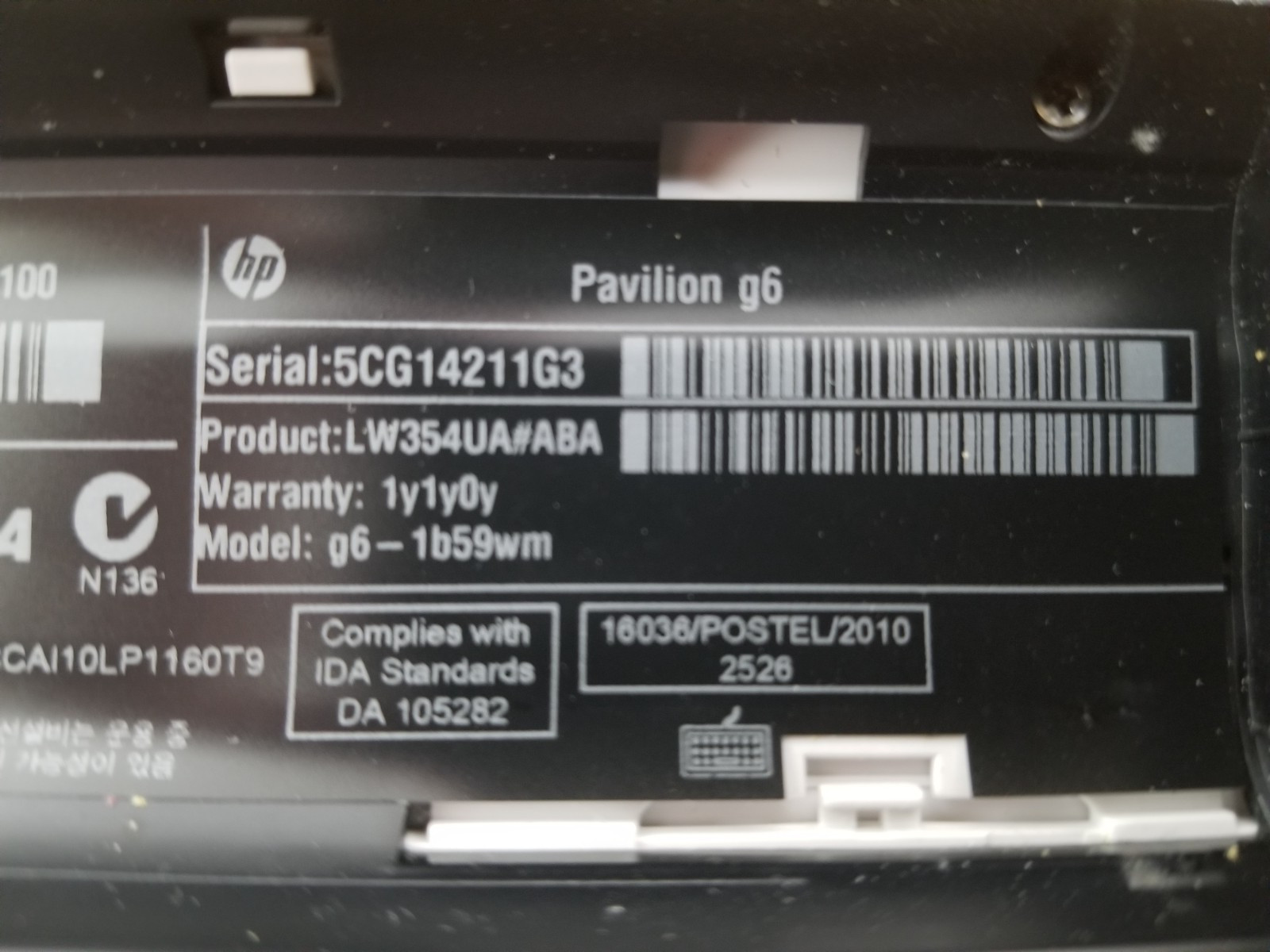 HP Pavilion G6-1B59WM AMD A4-3300M 1.9GHz 4 GB (Flowers) PLEASE READ