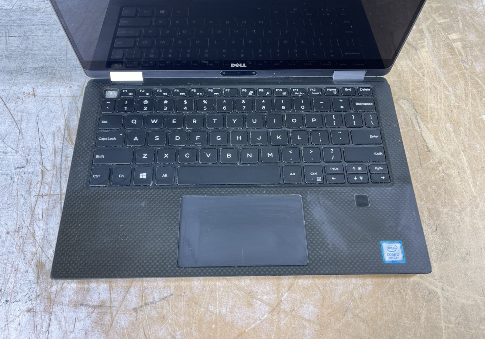 DELL XPS 13 9365 2-IN-1 i7-7Y75 @ 1.3 GHz, 8GB RAM, NO HDD/OS – (FOR PARTS)