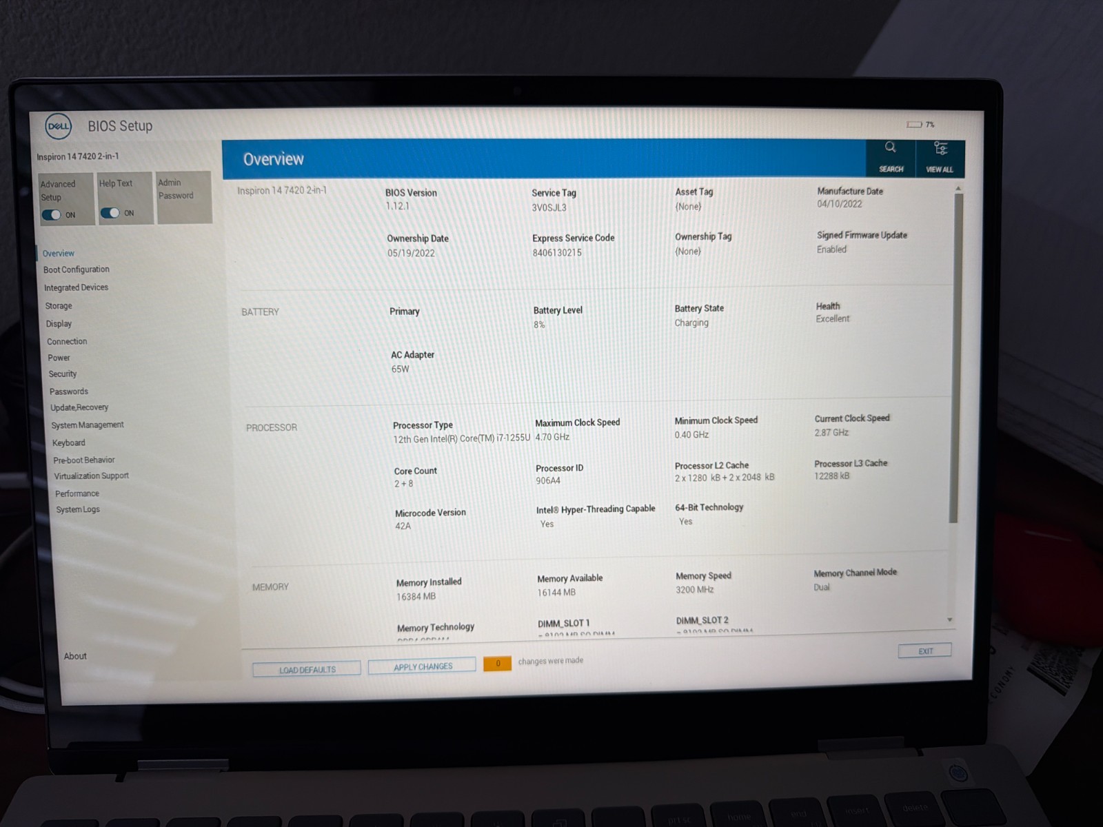 Dell Inspiron 7420 14″ (512GB SSD, Intel Core i7 12th Gen., 4.70 GHz, 16GB)…