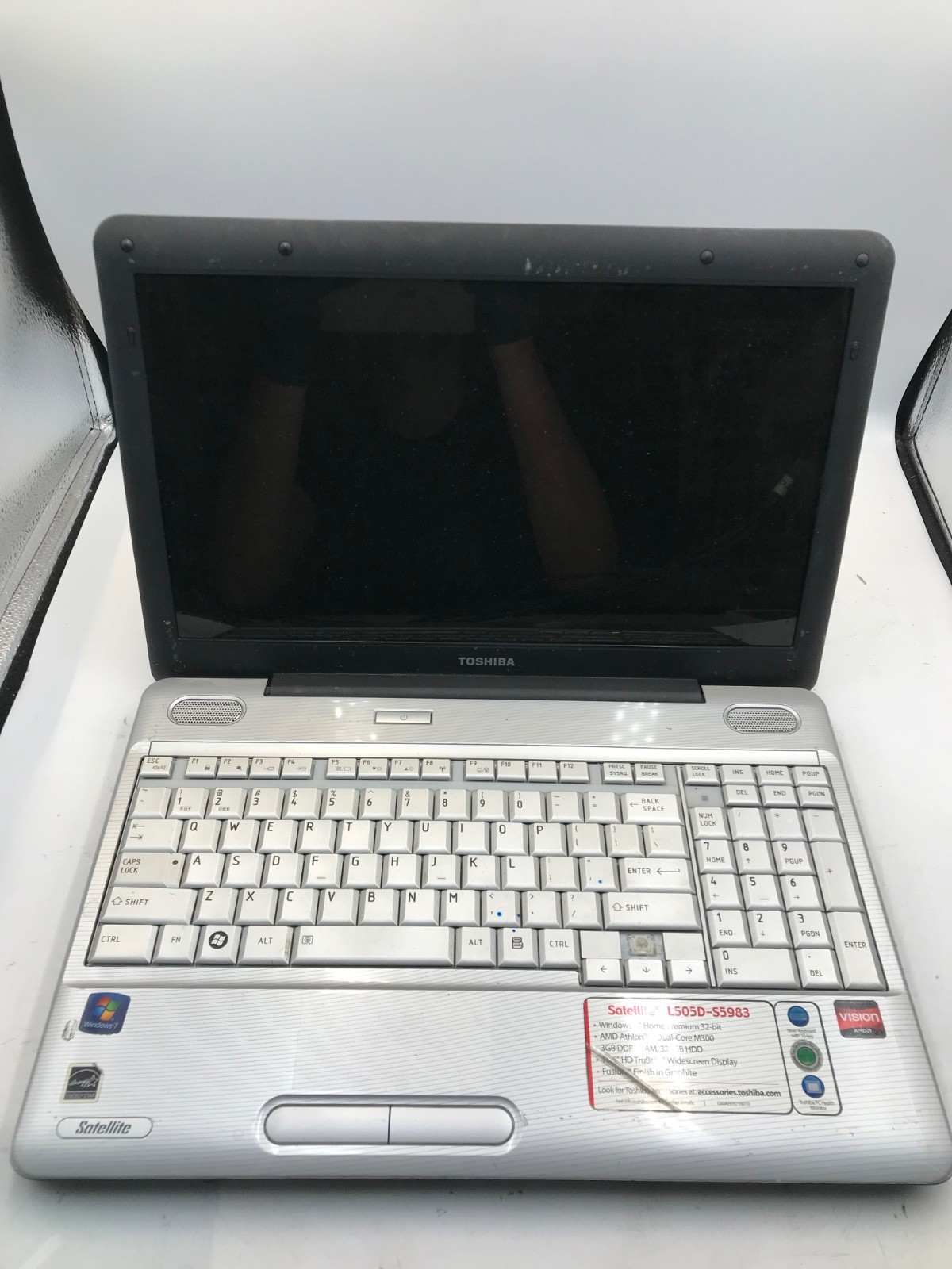 Toshiba Satellite L505D AMD Athlon Dual-Core 15″ Laptop -For Parts/ No Boot- MZ