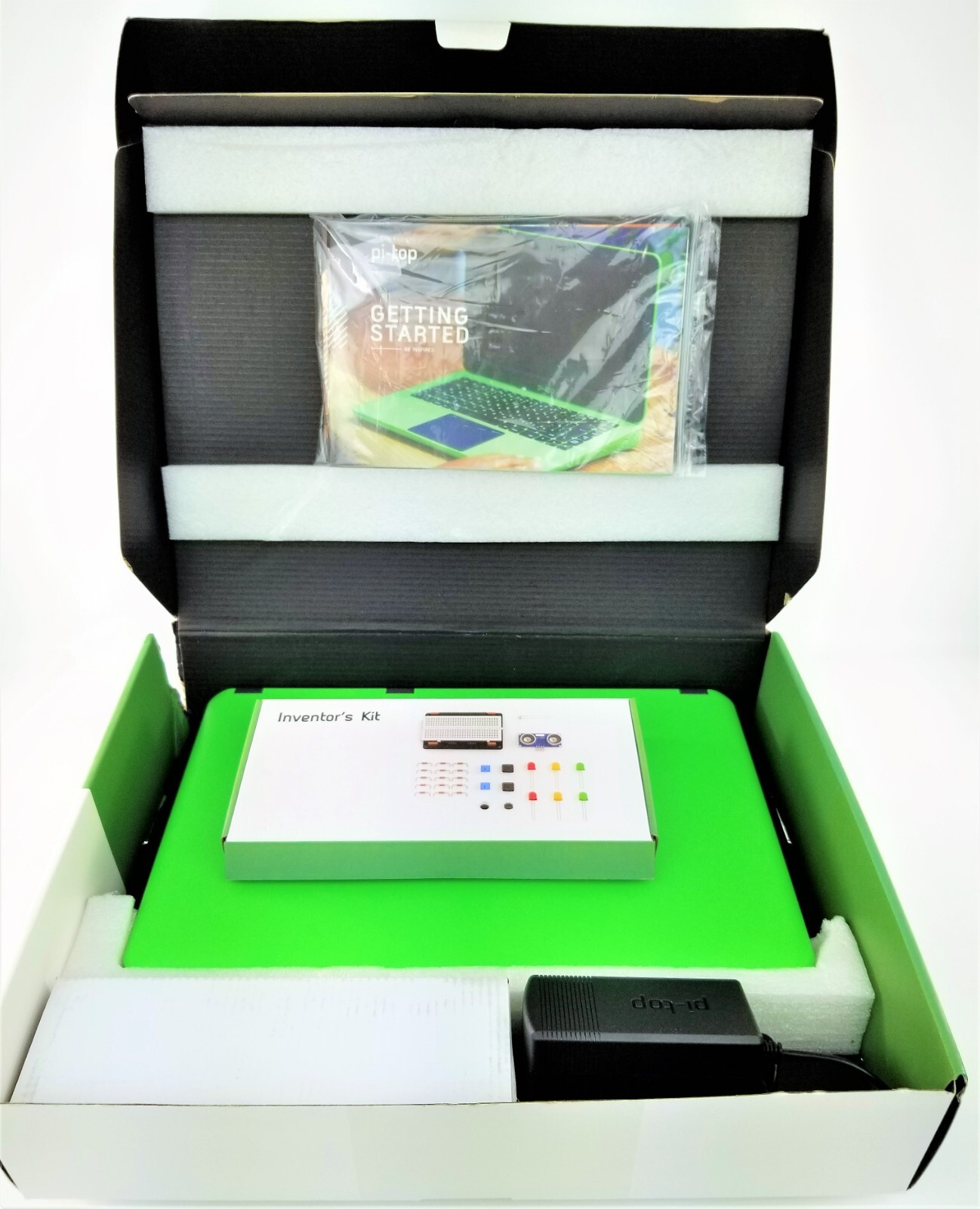 Pi-top Modular Laptop & Inventor Kit Raspberry Pi 3B+ Accessories Orig Box EUC