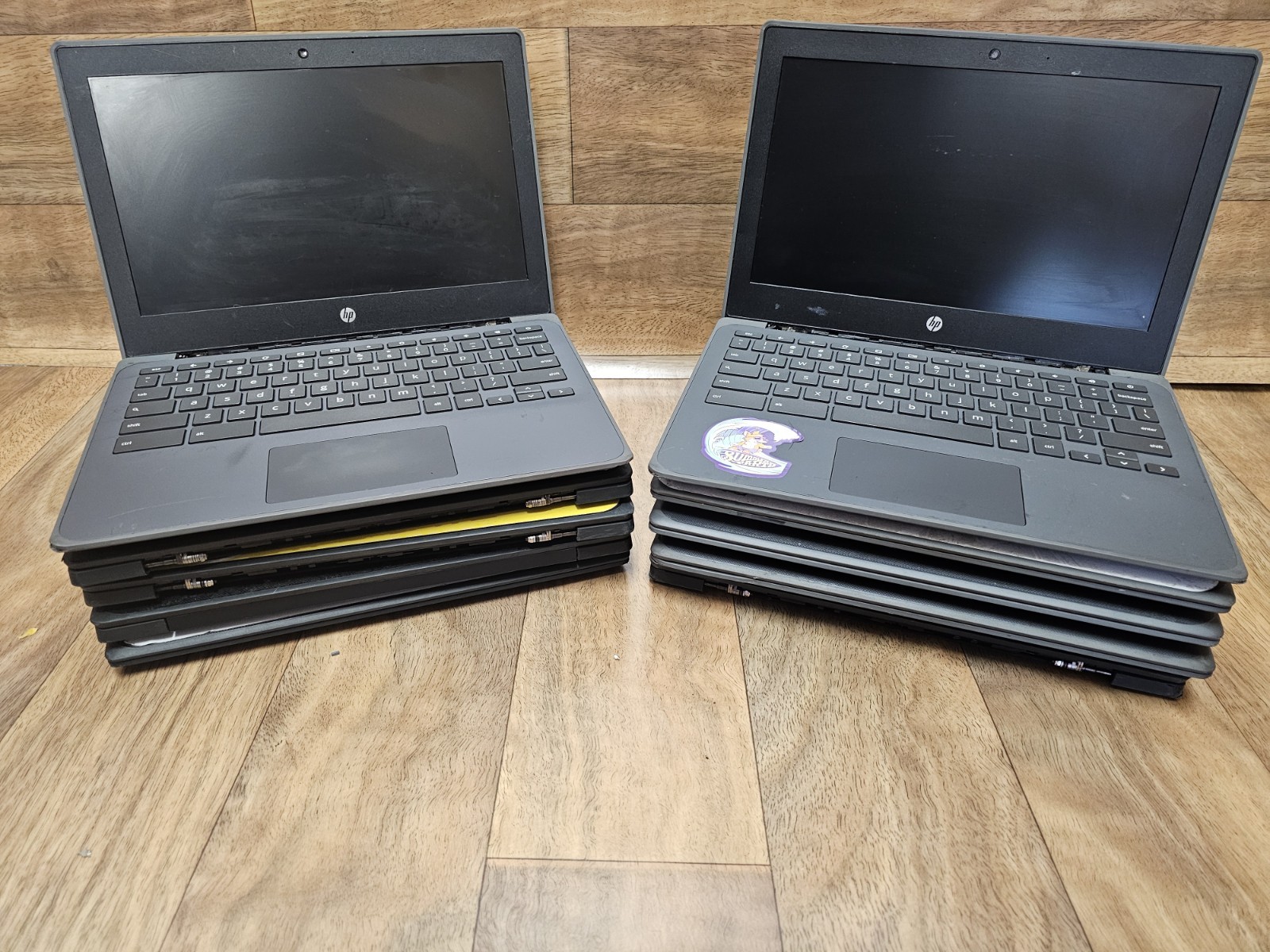 Lot of 10 HP Chromebook 11A G8 EE 11.6″ A4-9120C 4GB 32GB Parts Repair Locked