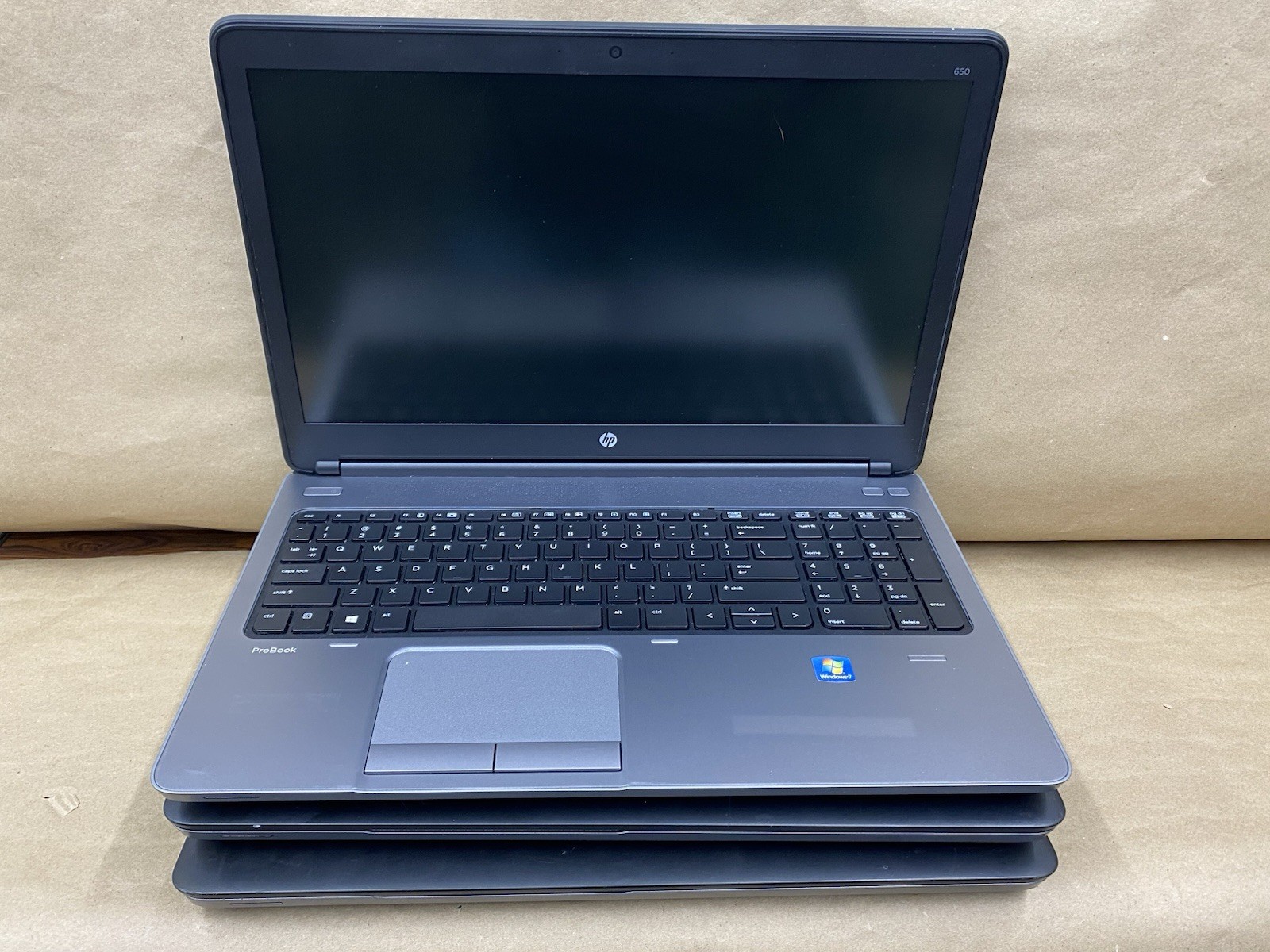 Lot of (3) HP 650 G1 – 15.5″ FHD – i5-4310M – No RAM – NO HDD – NO OS – READ