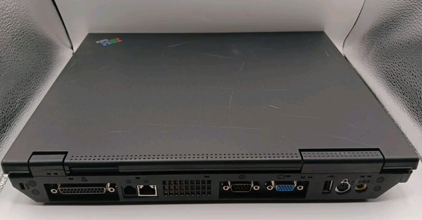 15″ IBM ThinkPad A22m Laptop Intel Pentium III 850MHz/128MB RAM/No HDD/Cord