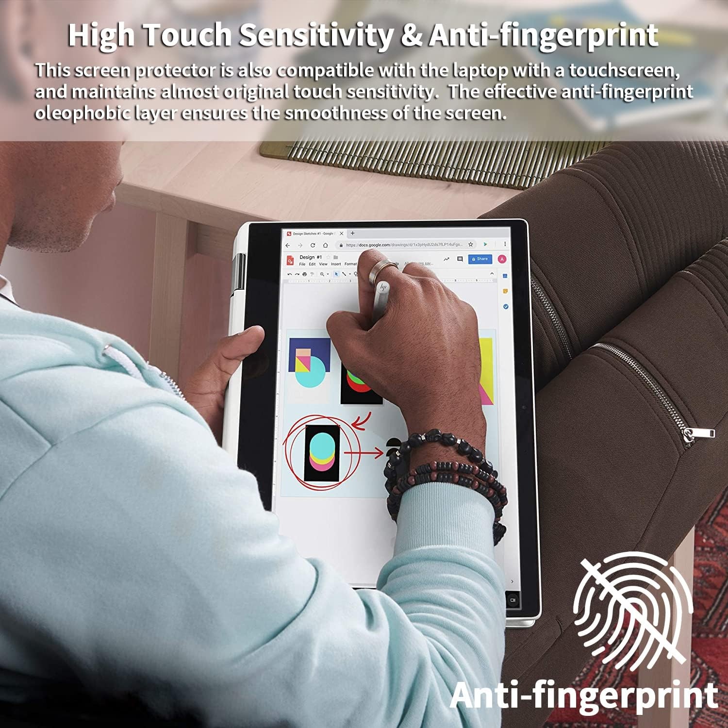 Matte Anti Glare Laptop Screen Protector 14″ 16:9, Anti Scratch & Fingerprint Fi