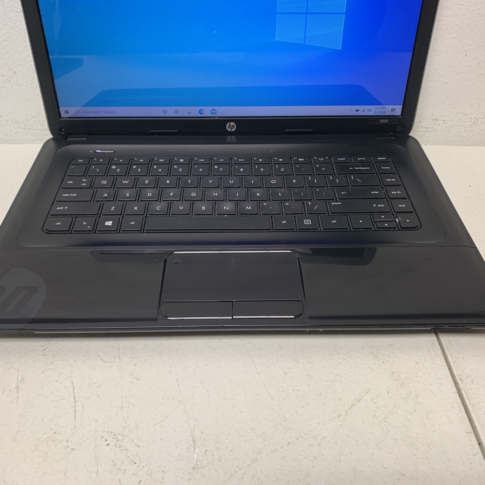 HP 2000 Notebook 15″ AMD E1-1200 1.4GHz 4GB RAM 128 SSD Wind 10 Home