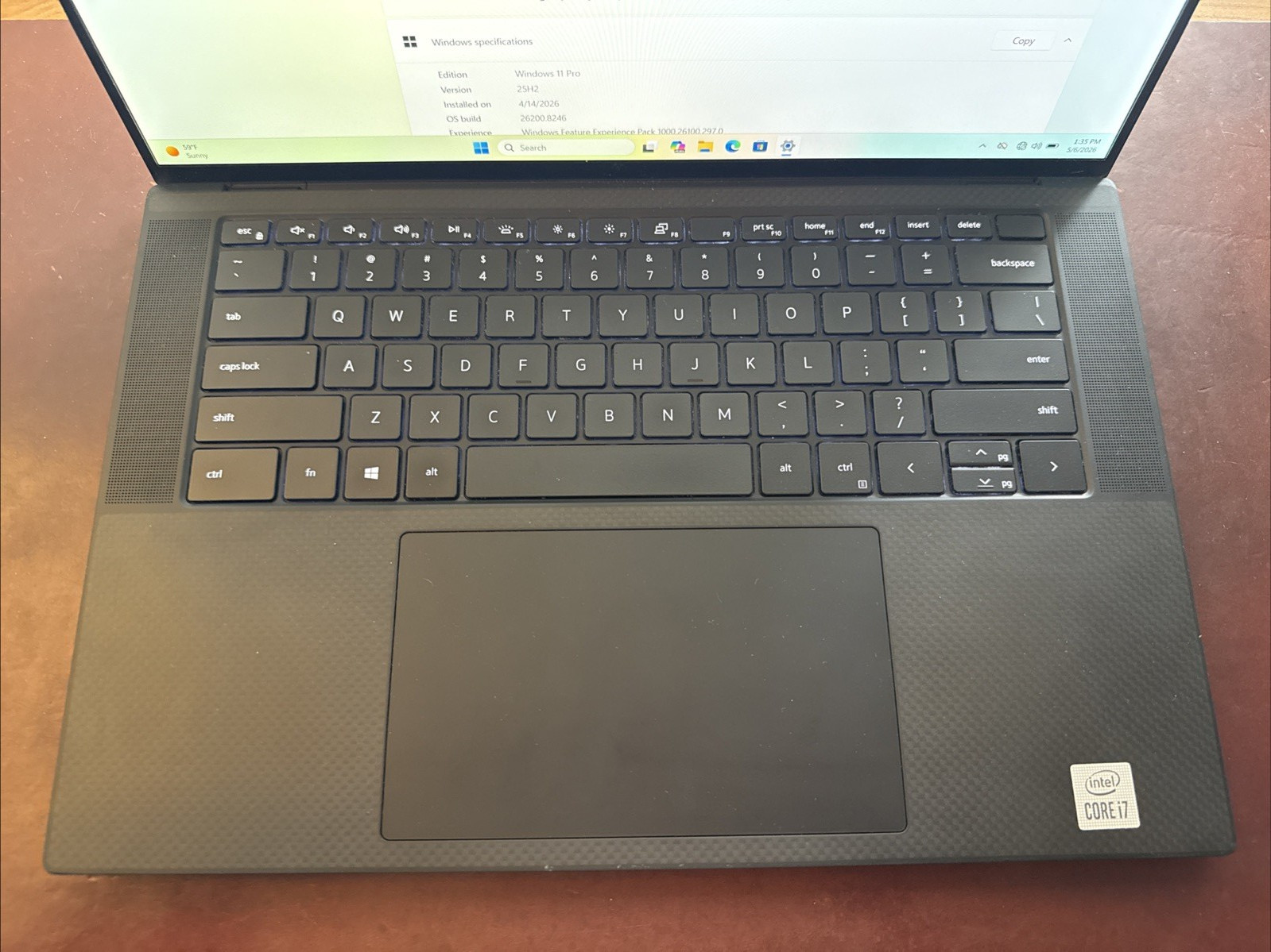 Dell Precision 5550 15in FHD+ i7-10750H 2.60GHz – 32GB 512GB SSD – Quadro T1000