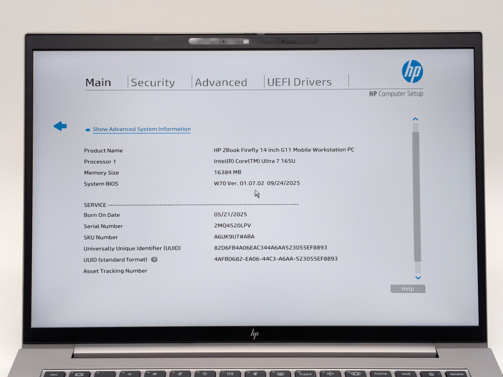 HP ZBook Firefly G11 14″ FHD+ ULTRA 7 165U 512GB 16GB W11P Backlit FP Reader