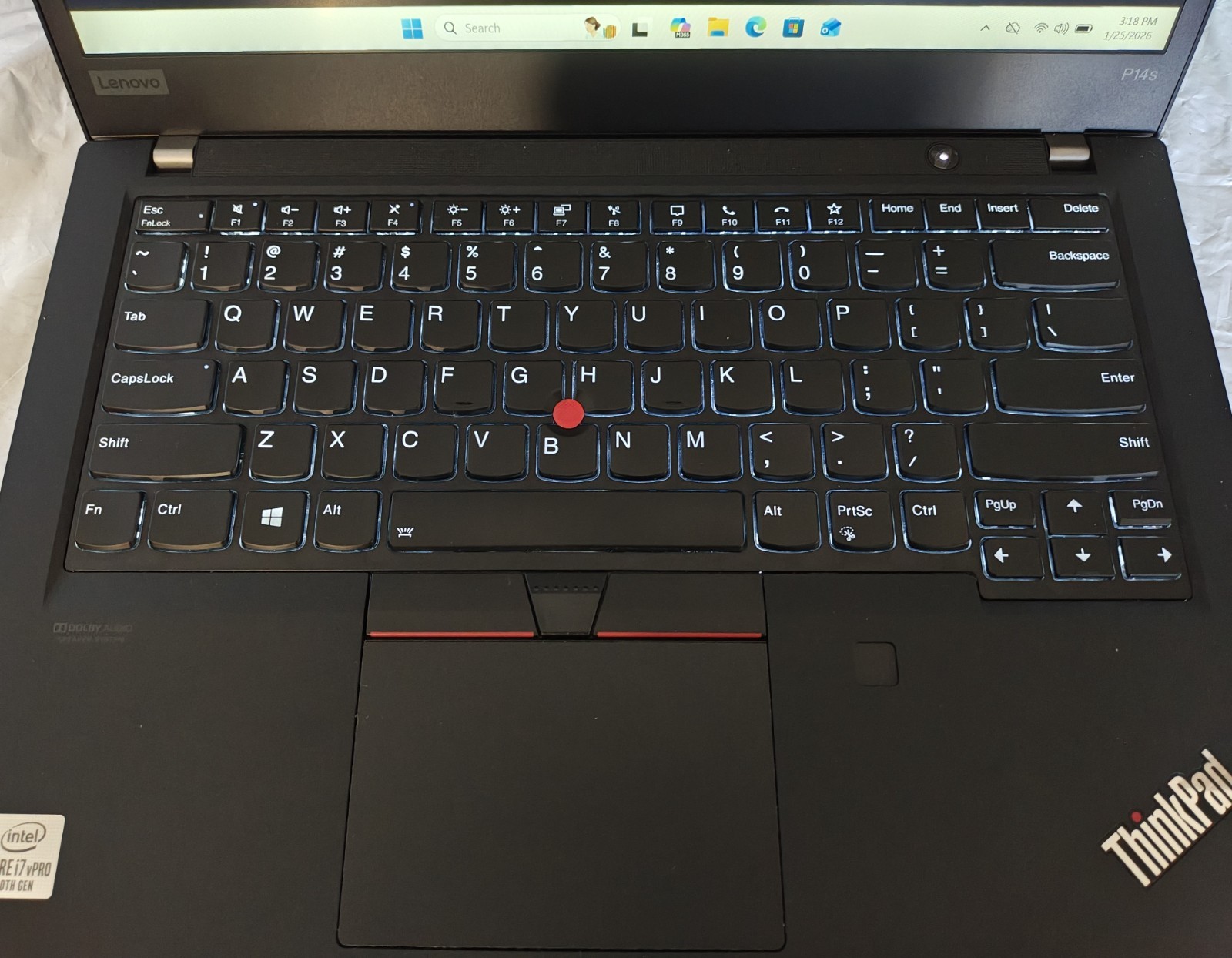 Lenovo ThinkPad P14s Gen 1 Core i7-10610U 32GB RAM NVIDIA Quadro P520 1 TB NVME