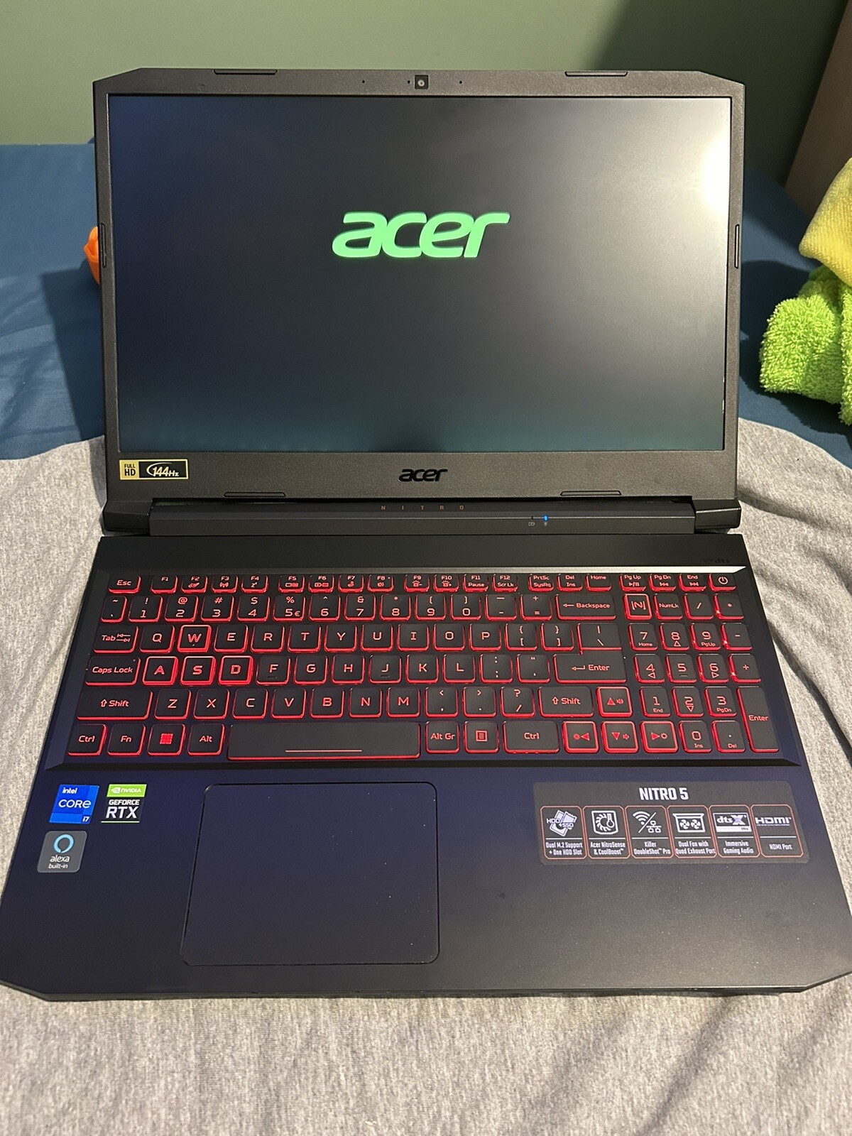 Acer Nitro 5 17.3″ (1TB SSD, Intel Core i7 11th Gen., 4.60 GHz, 16GB) Gaming…