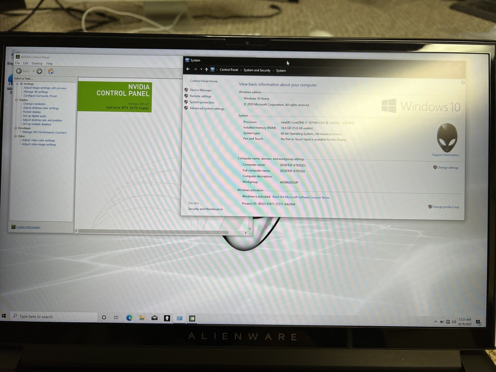 Alienware M17 R3 17.3 inch (1TB, Intel Core i7 10th Gen., 16GB) Gaming Laptop