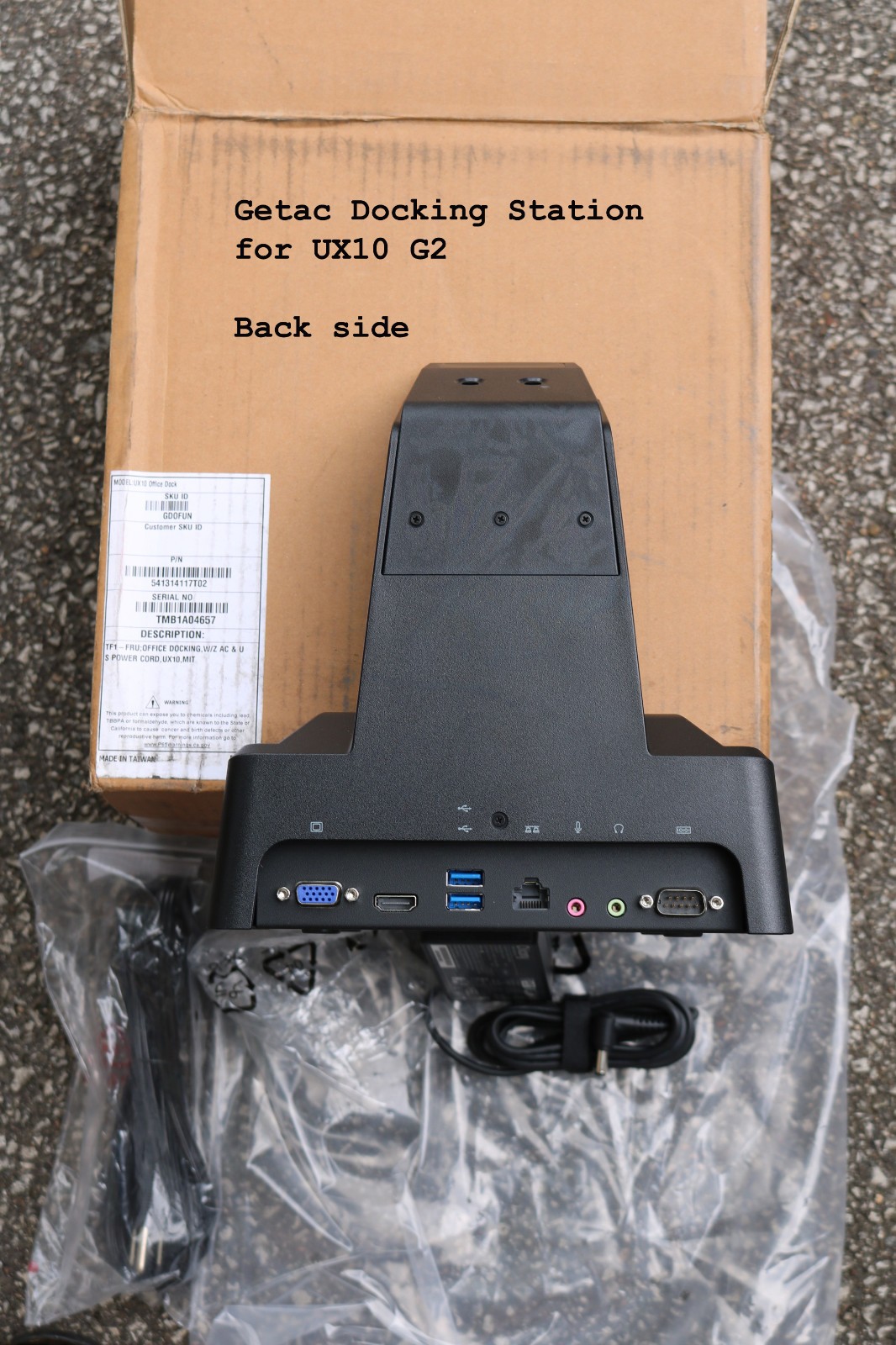 Getac UX10 G2 Tablet 10.1″ i5-10310U 8GB 256GB, BarCode, KB, Dock, Strap, W10P