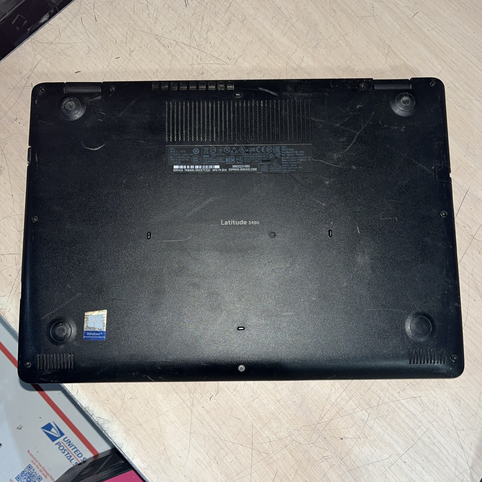 DELL LATITUDE 3490 INTEL CORE I5-8250U 1.60GHZ 8GB RAM NO HD