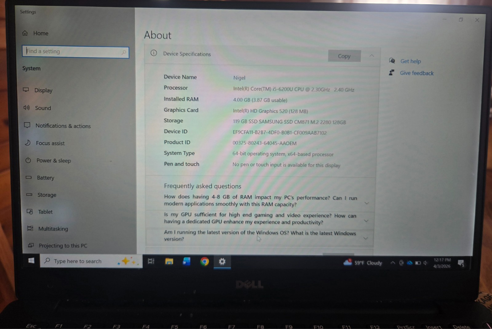 Dell XPS 13 9350 signature edition, 13.5″ full HD display with webcam, silver