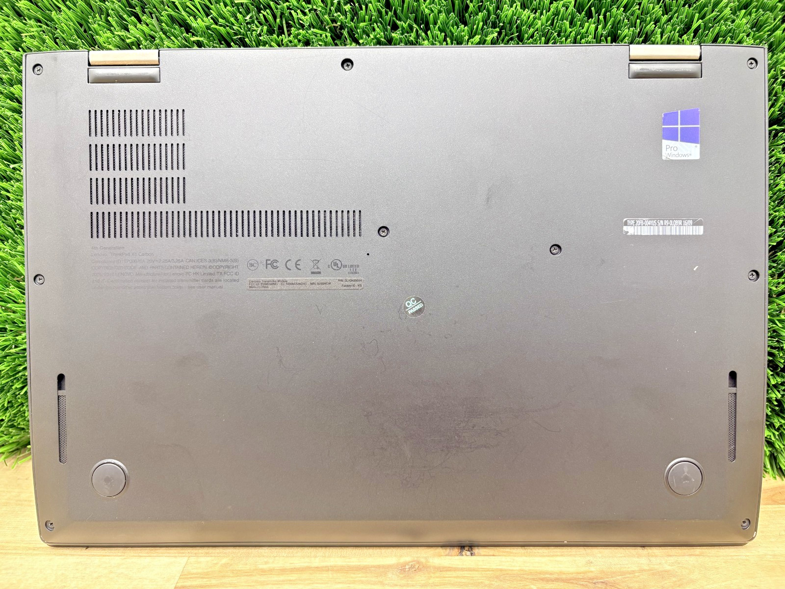 Lenovo ThinkPad x1 Carbon G 4 i7-6th Gen 2.60GHz 16GB RAM 256GB SSD Win 11 Pro*