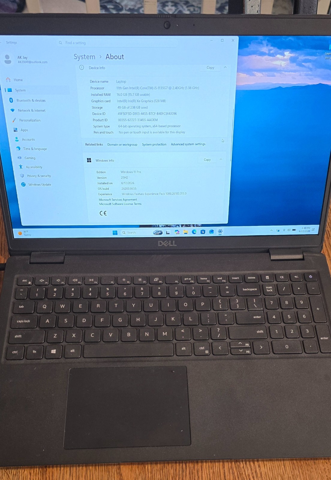 Dell Laptop Latitude 3520 with Warranty