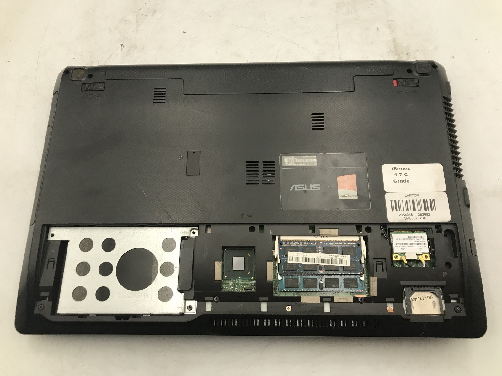 ASUS K55A NOTEBOOK – BOOTS TO BIOS – INTEL I5 3210M – 4GB RAM – READ DESCRIP -BB